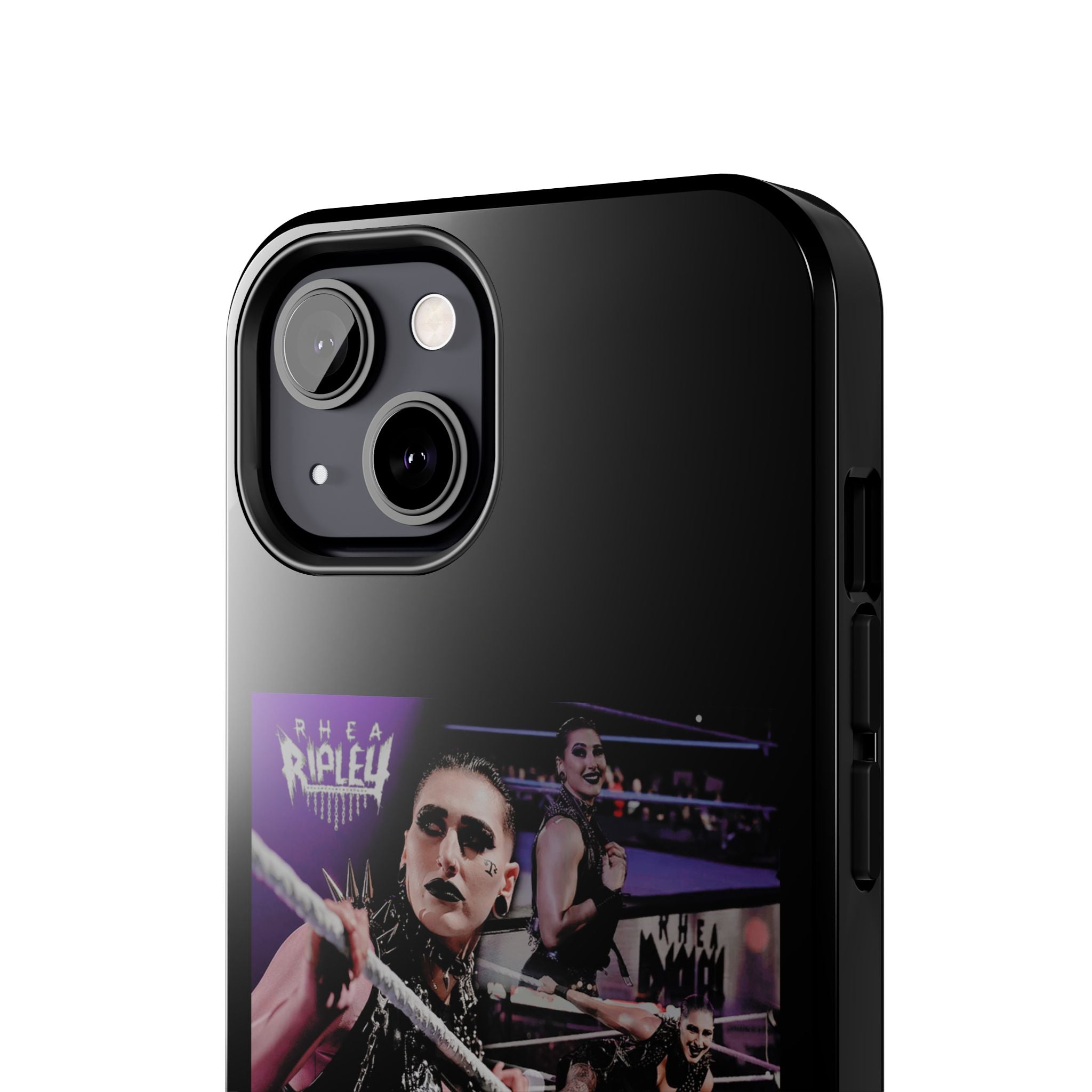 Rhea Ripley Wrap Graphic Portrait Design, iPhone and Samsung Case Cool Graphic Sports Fan Phone Case