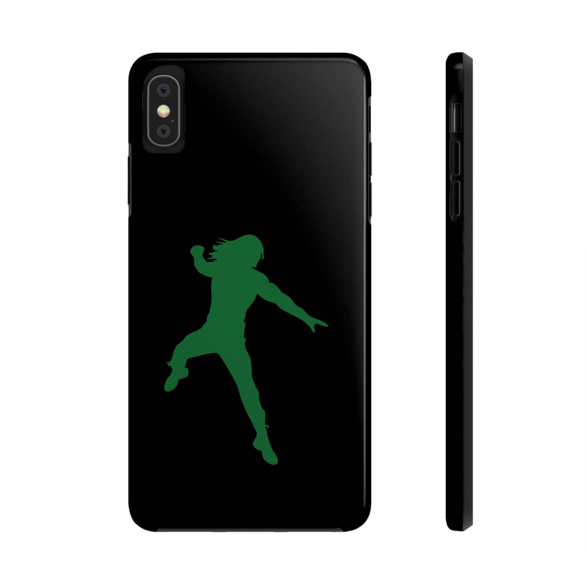 Roman Reigns Jump Green Graphic Design, iPhone and Samsung Case Cool Graphic Sports Fan Phone Case