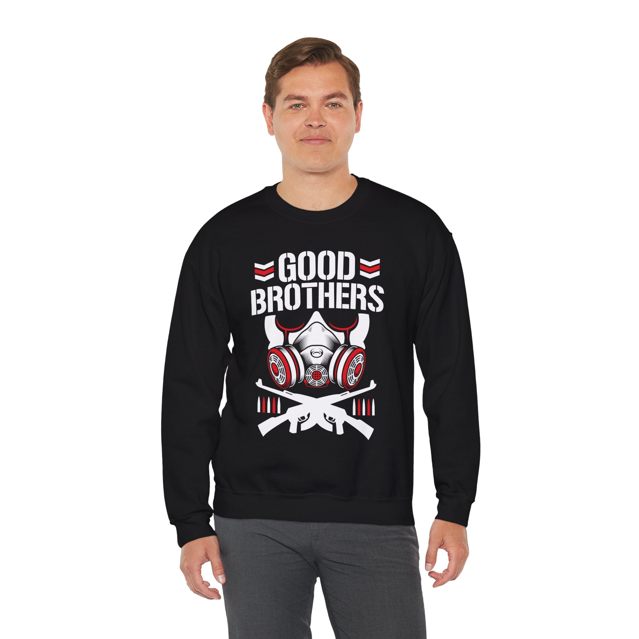 Good Brothers Sweatshirt  Design, Sports Sweatshirt, Wrestling  Fan Unisex Sweatshirt - Gift for Him or Her, Casual Outwear, Heavy Blend Crewneck Sweatshirt