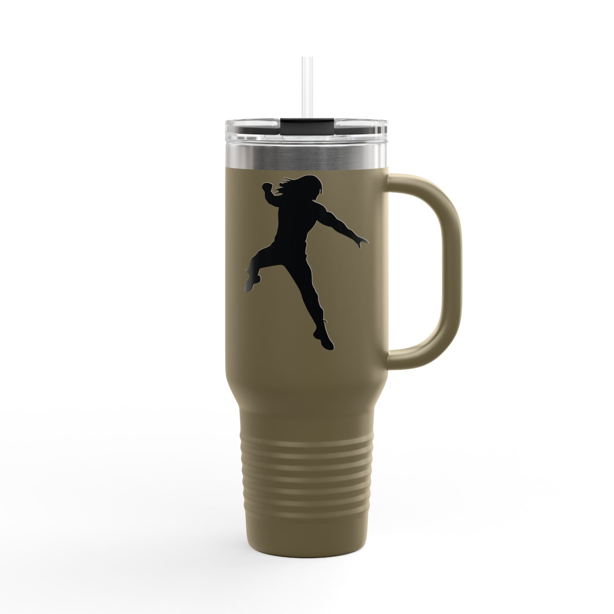 Roman Reigns Jump Black Graphic Design,  Insulated Travel Mug, Gift for Her Gift for Him - 40oz, Gift for Her, Gift for Him