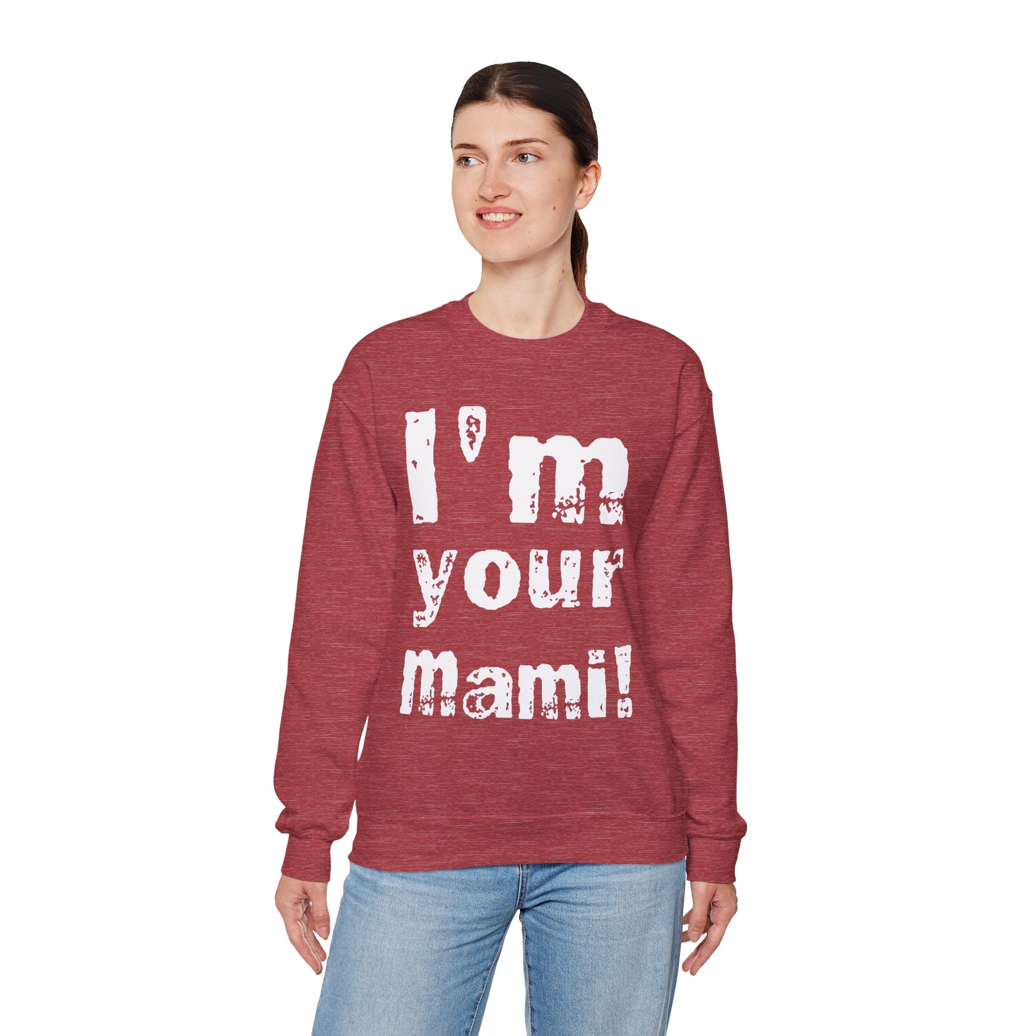 I'm Your Mami, Rhea Ripley Fans Sweatshirt, Best of Rhea Design, Wrestling Fan Unisex Sweatshirt - Gift for Him or Her, Casual Outwear, Heavy Blend Crewneck Sweatshirt