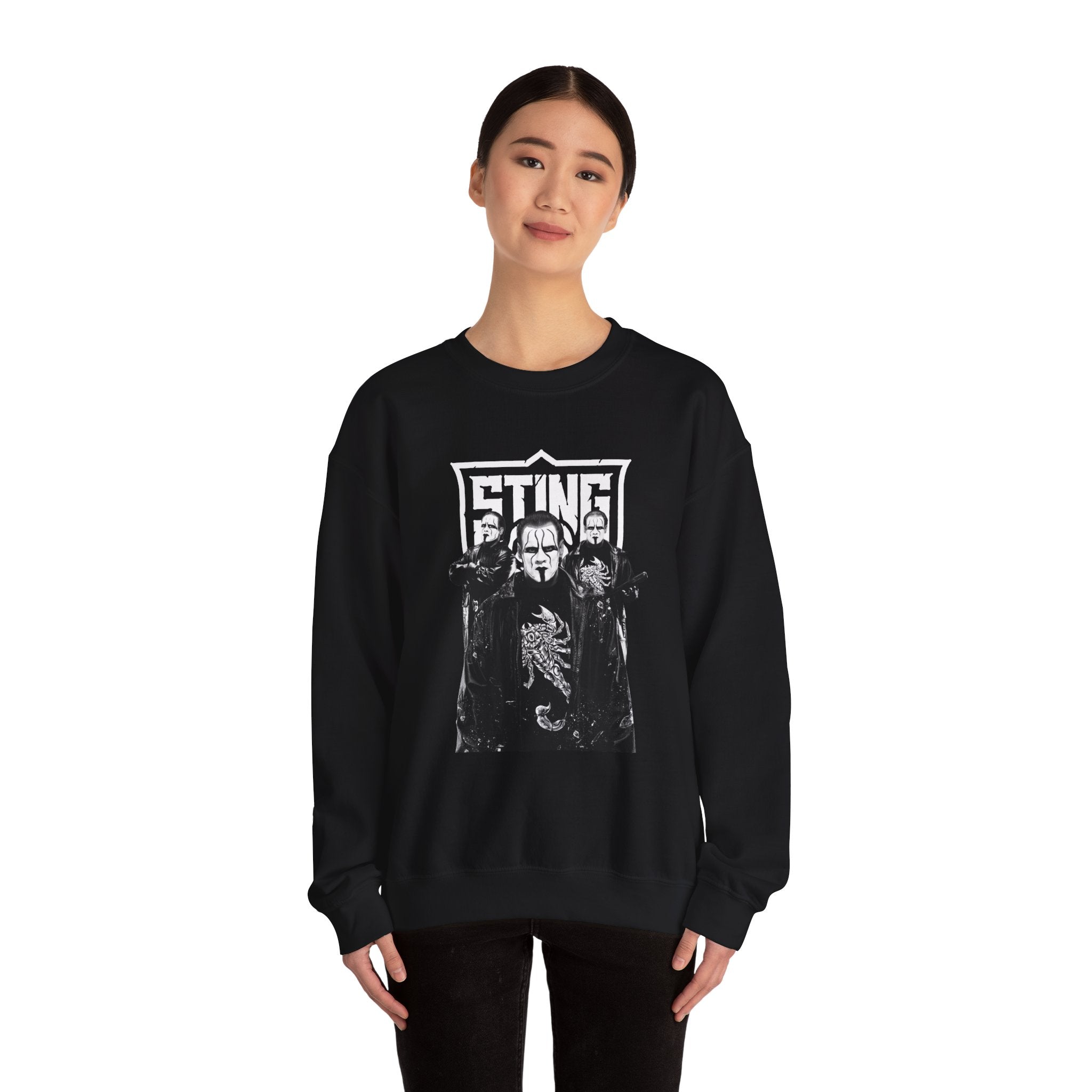 Sting Sweatshirt  Design, Sports Sweatshirt, Wrestling Fan Unisex Sweatshirt - Gift for Him or Her, Casual Outwear, Heavy Blend Crewneck Sweatshirt