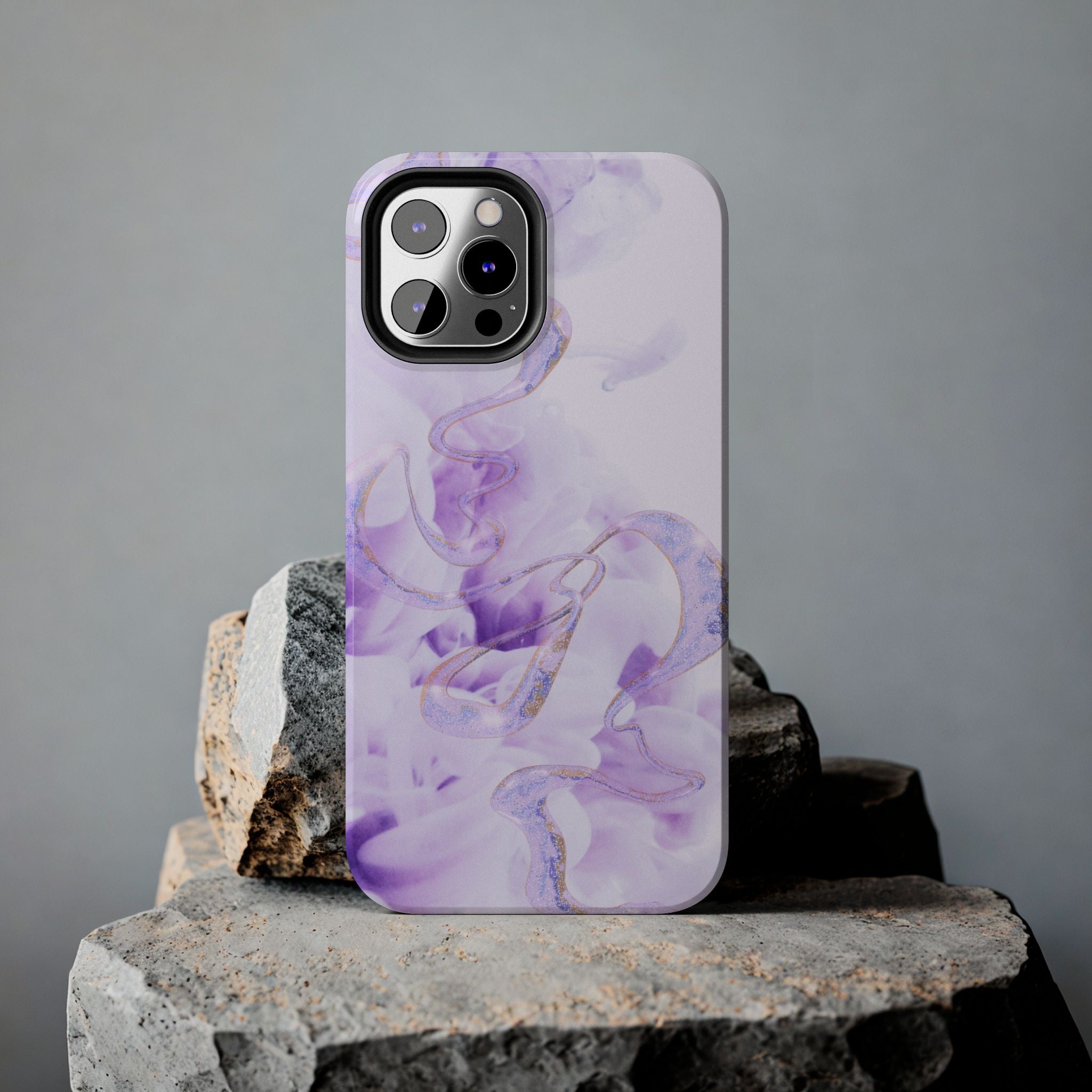 Abstract Purple Fluid Design, Elegant Phone Cases, Stylish Phone Covers, Chic Phone Protectors, Fashionable Case for Her, Trendy Smartphone Accessories