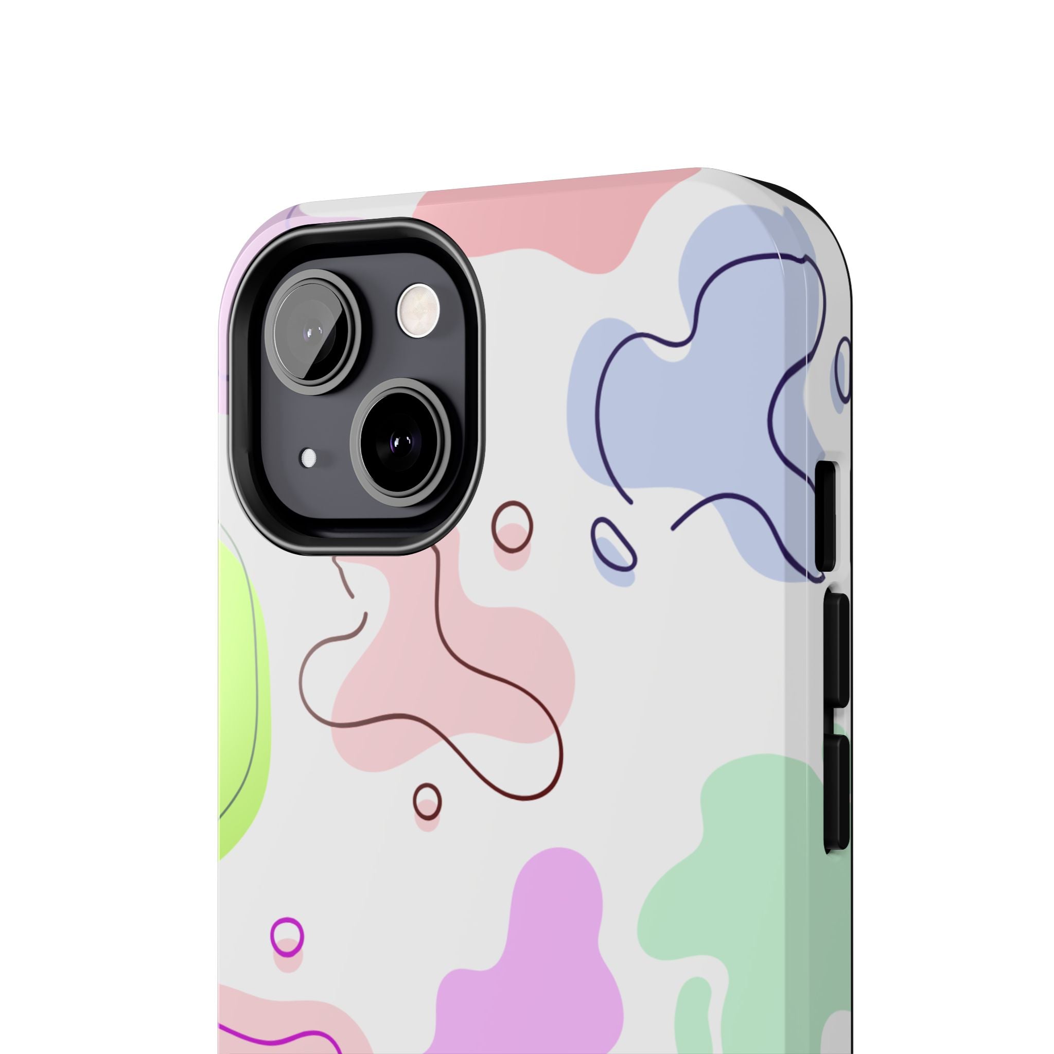 Colorful Pastel Abstract Patern, Elegant Phone Cases, Stylish Phone Covers, Chic Phone Protectors, Fashionable Case for Her, Trendy Smartphone Accessories