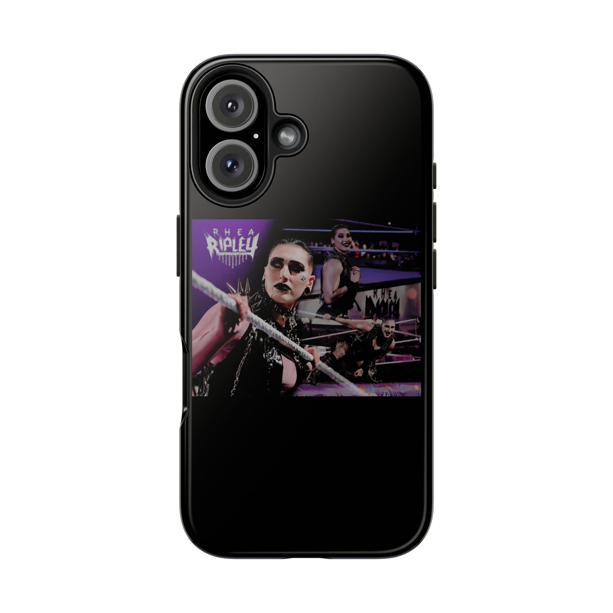 Rhea Ripley Wrap Graphic Portrait Design, iPhone and Samsung Case Cool Graphic Sports Fan Phone Case