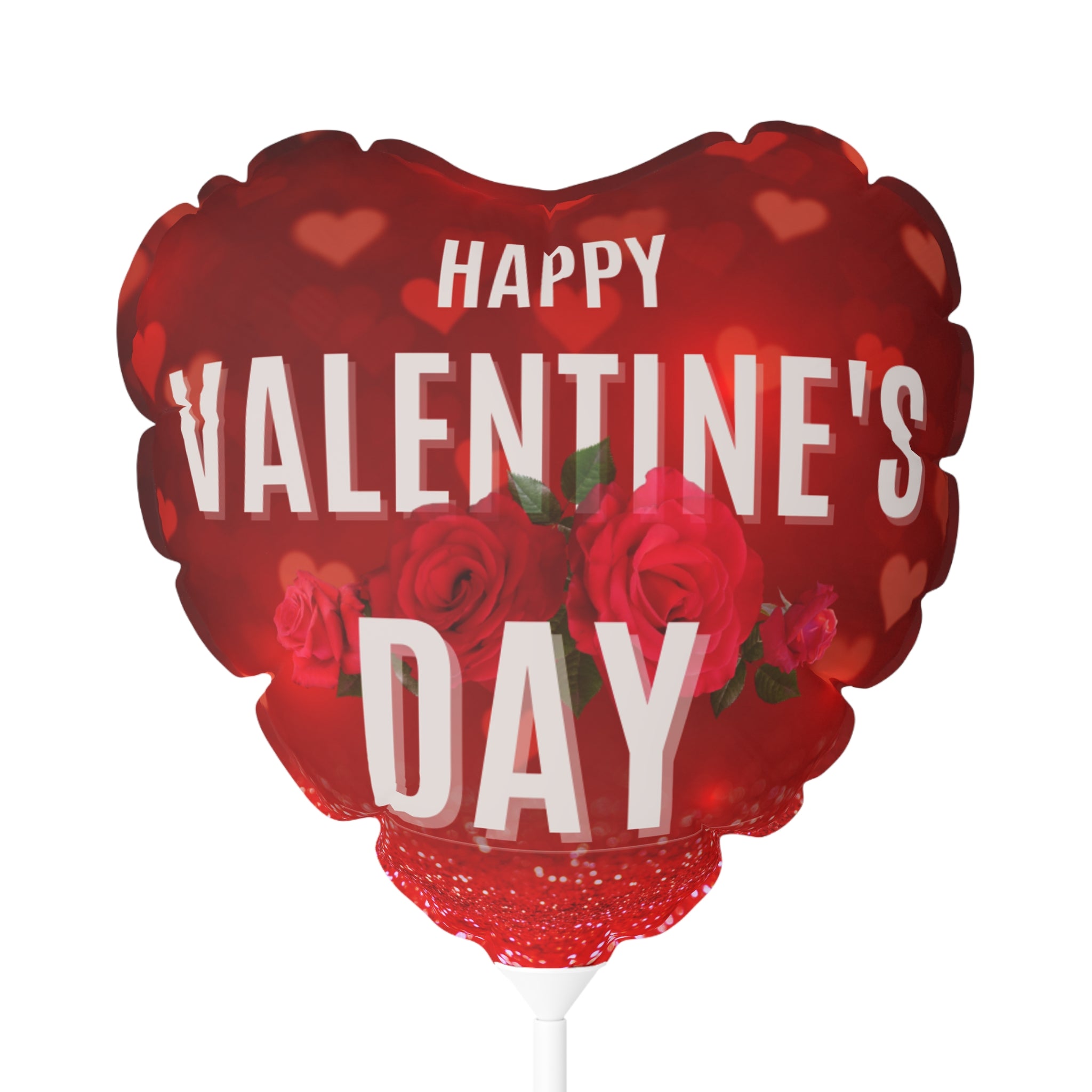 Valentine's Day Balloons, Full of Hearts - Romantic Heart-Shaped Decorations and Words, Love Anniversary Party Supplies