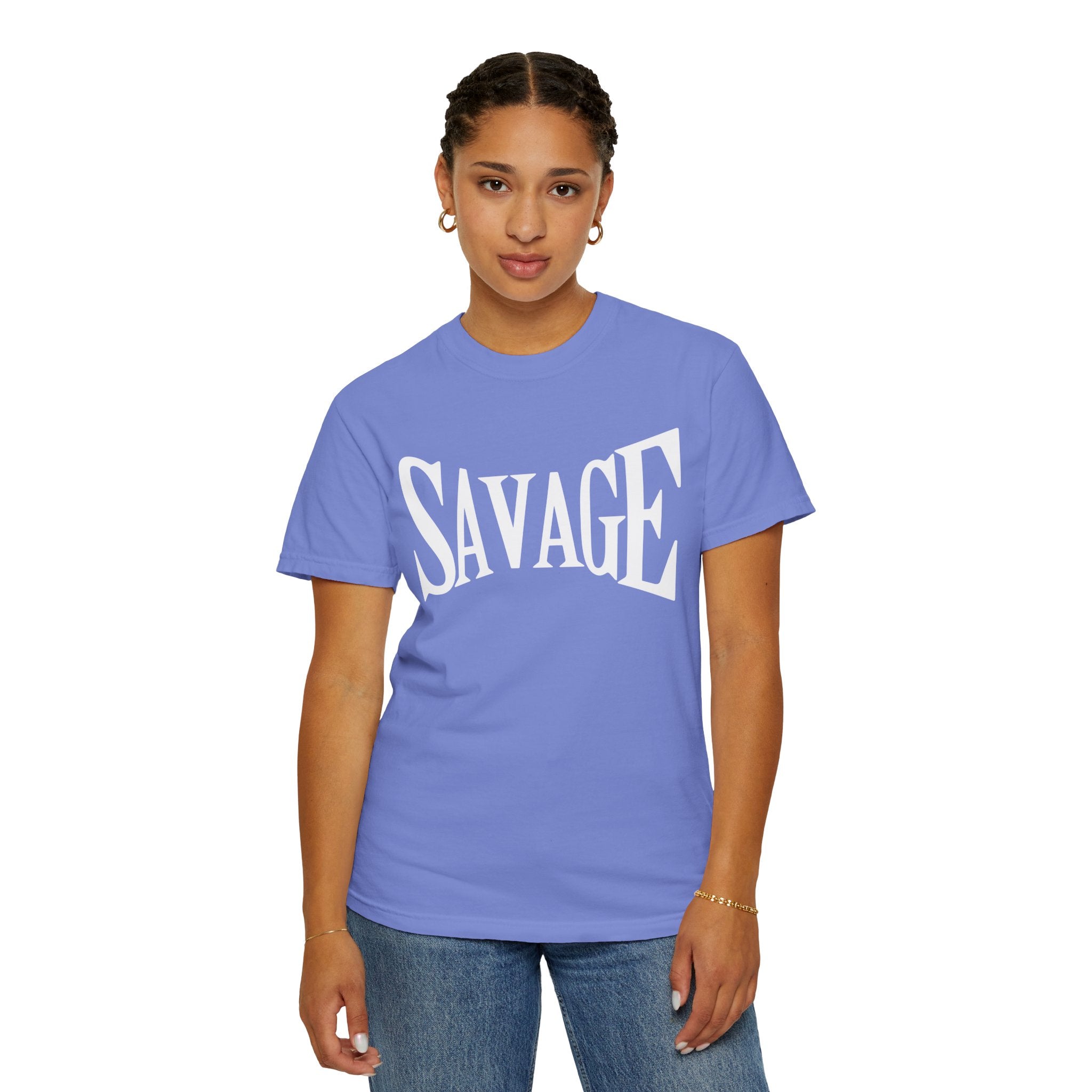 Savage, Graphic Design Unisex T-shirt, Casual Cotton Outwear, Gift for Him- Gift for Her, Stylish Tee, Cool Shirt, Trendy Apparel, Comfortable Top,