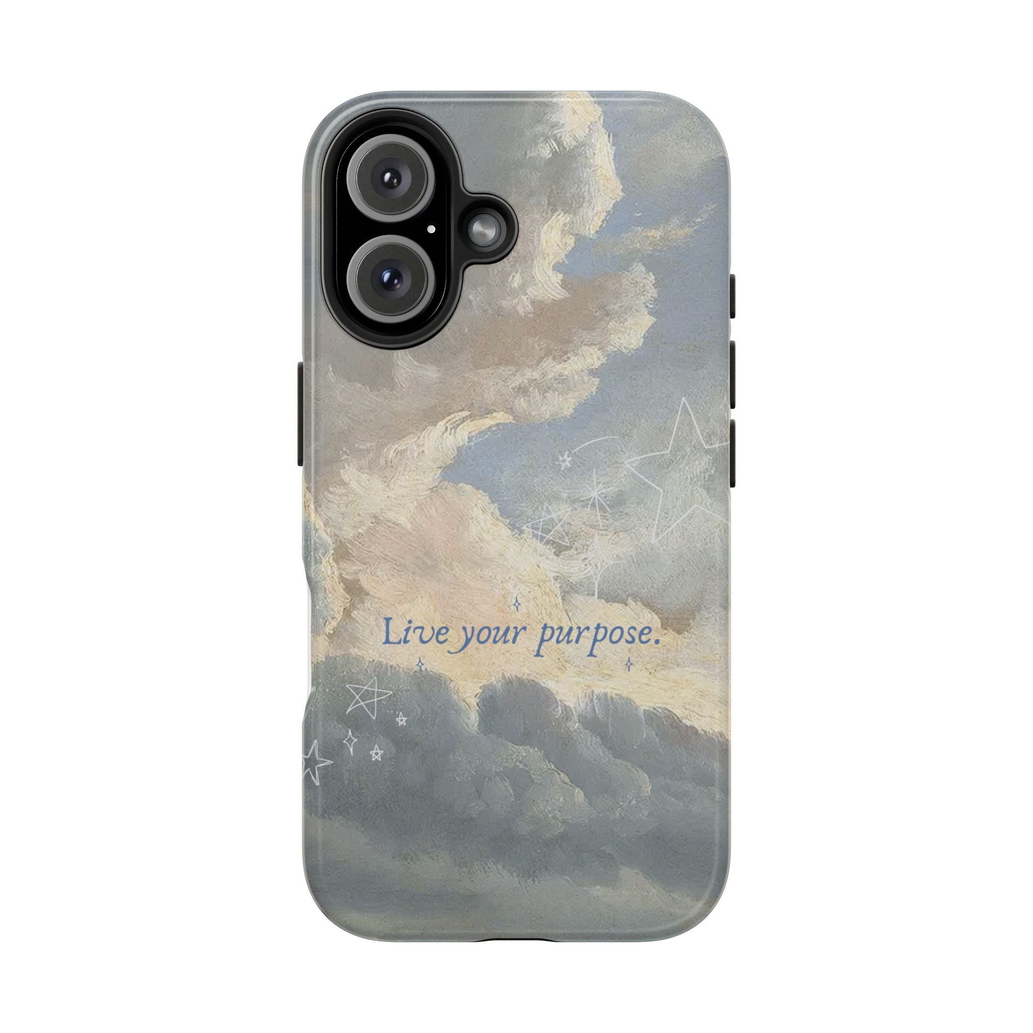 Live Your Purpose, Elegant Phone Cases, Stylish Phone Covers, Chic Phone Protectors, Fashionable Case for Her, Trendy Smartphone Accessories