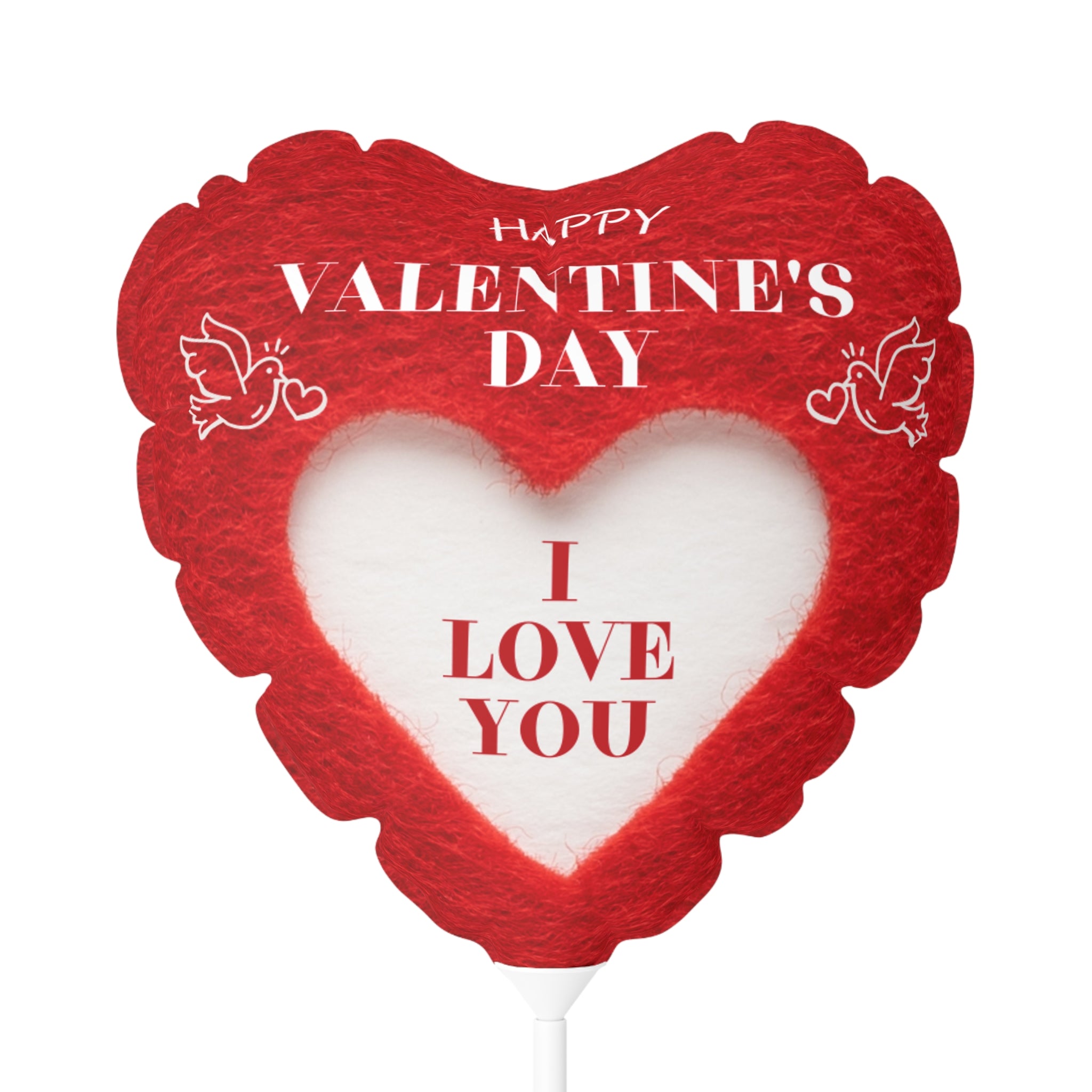 Valentine's Day Love - Balloons, Romantic Heart-Shaped Decorations and Words, Love Party Supplies, Anniversary Celebration