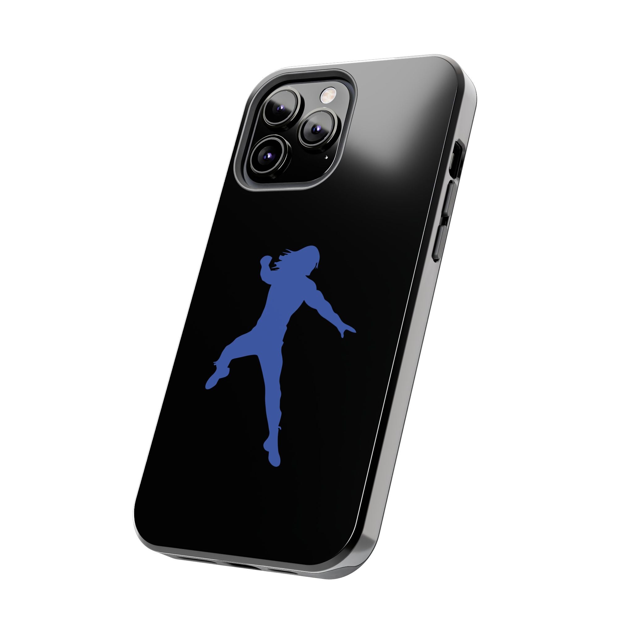 Roman Reigns Jump Blue Graphic Design, iPhone and Samsung Case Cool Graphic Sports Fan Phone Case