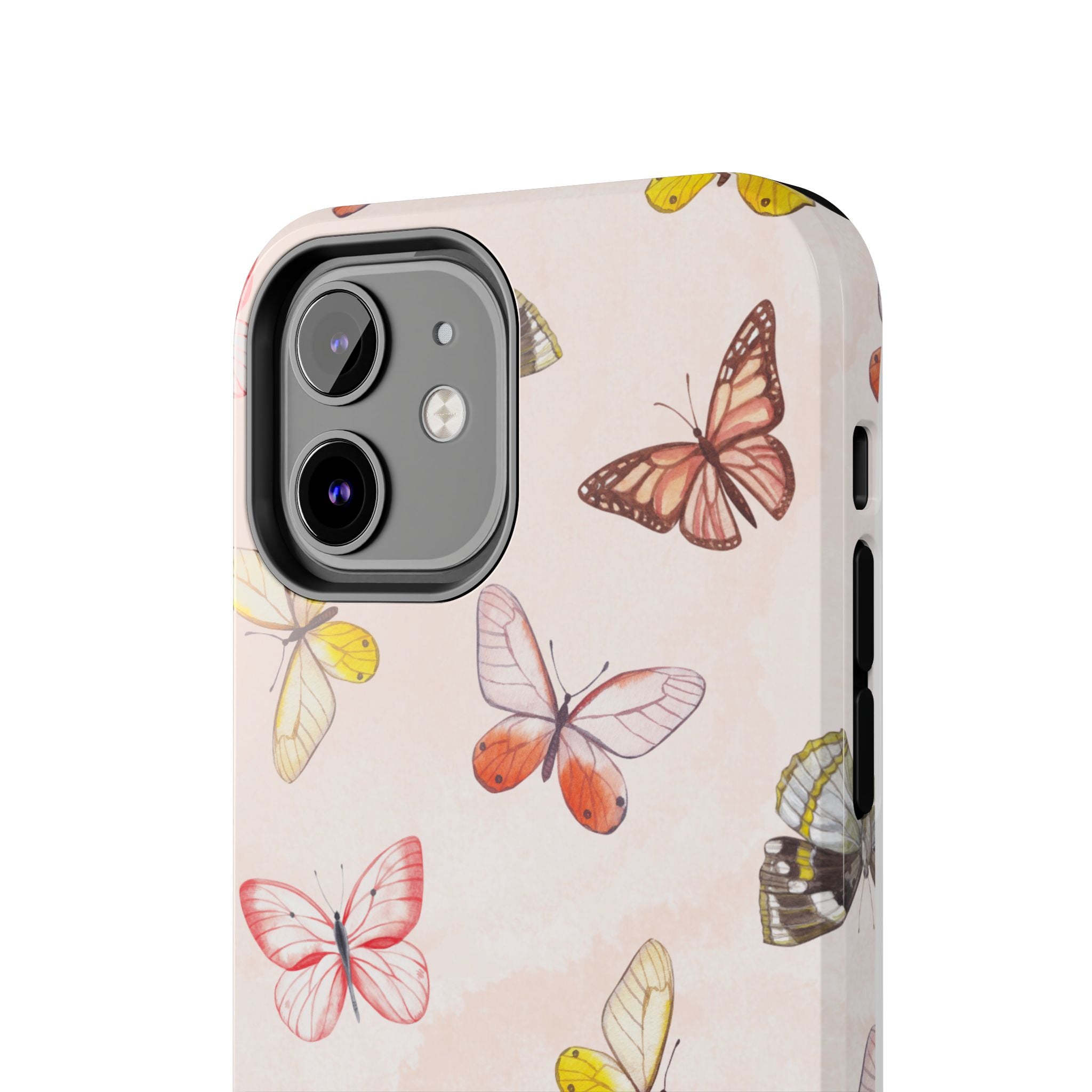 Pink Butterflies, Elegant Phone Cases, Stylish Phone Covers, Chic Phone Protectors, Fashionable Case for Her, Trendy Smartphone Accessories