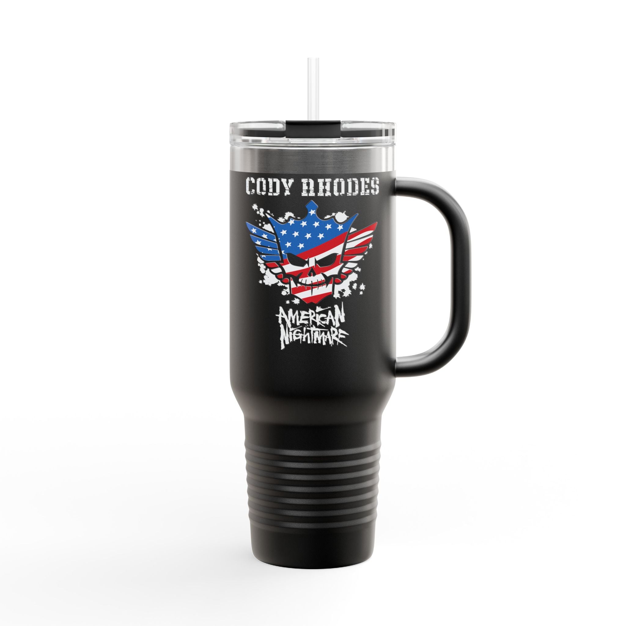 Cody Rhodes American Nightmare Graphic Design,  Insulated Travel Mug, Gift for Her Gift for Him - 40oz, Gift for Her, Gift for Him