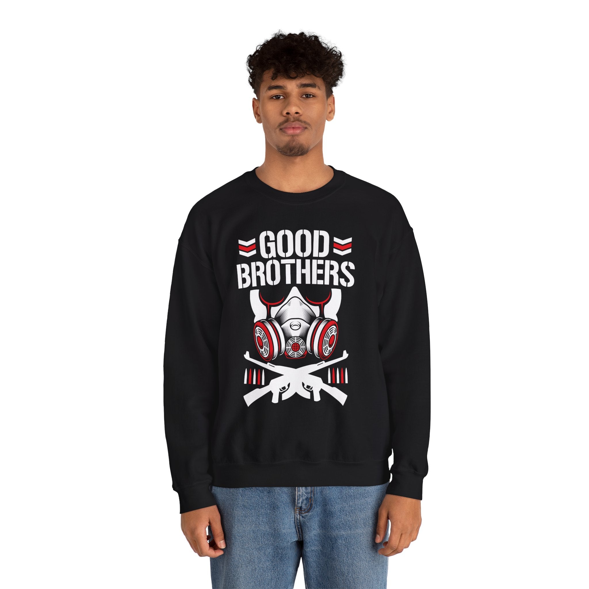 Good Brothers Sweatshirt  Design, Sports Sweatshirt, Wrestling  Fan Unisex Sweatshirt - Gift for Him or Her, Casual Outwear, Heavy Blend Crewneck Sweatshirt