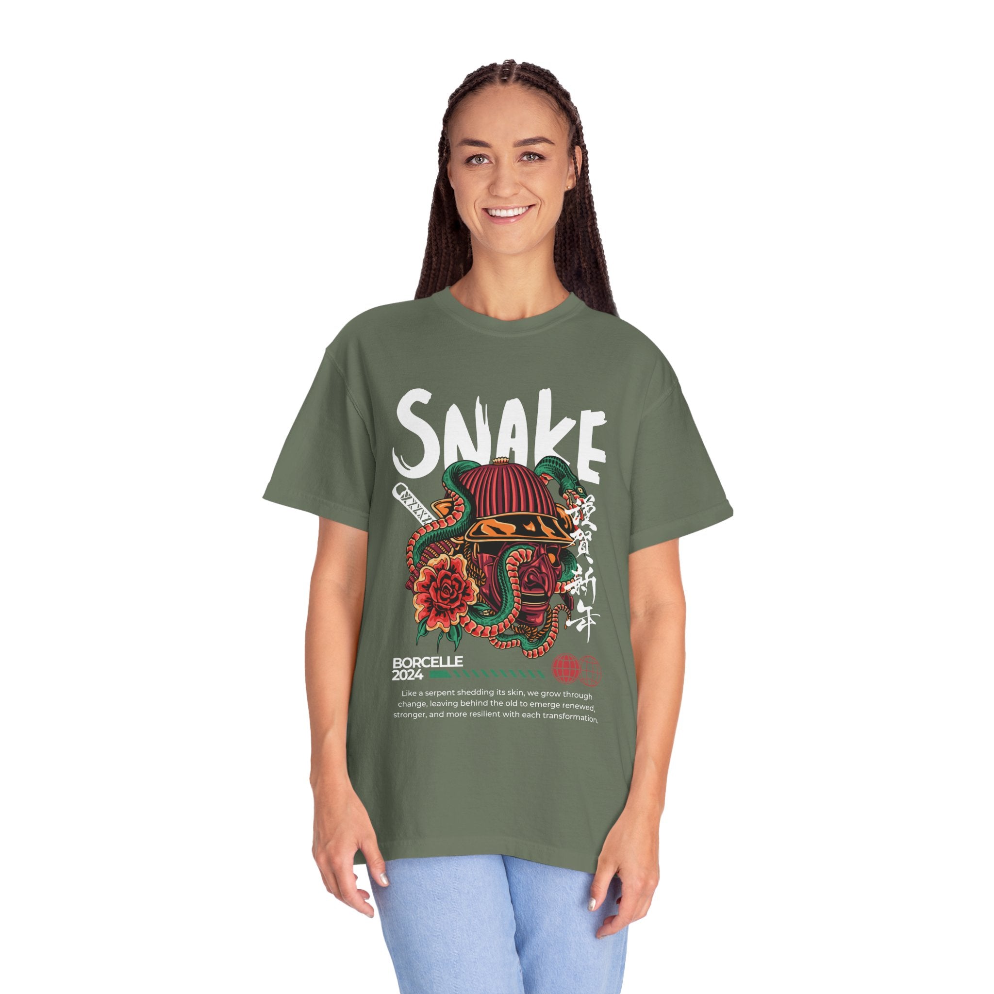 Snake, Graphic Design Unisex T-shirt, Casual Cotton Outwear, Gift for Him- Gift for Her, Stylish Tee, Cool Shirt, Trendy Apparel, Comfortable Top,