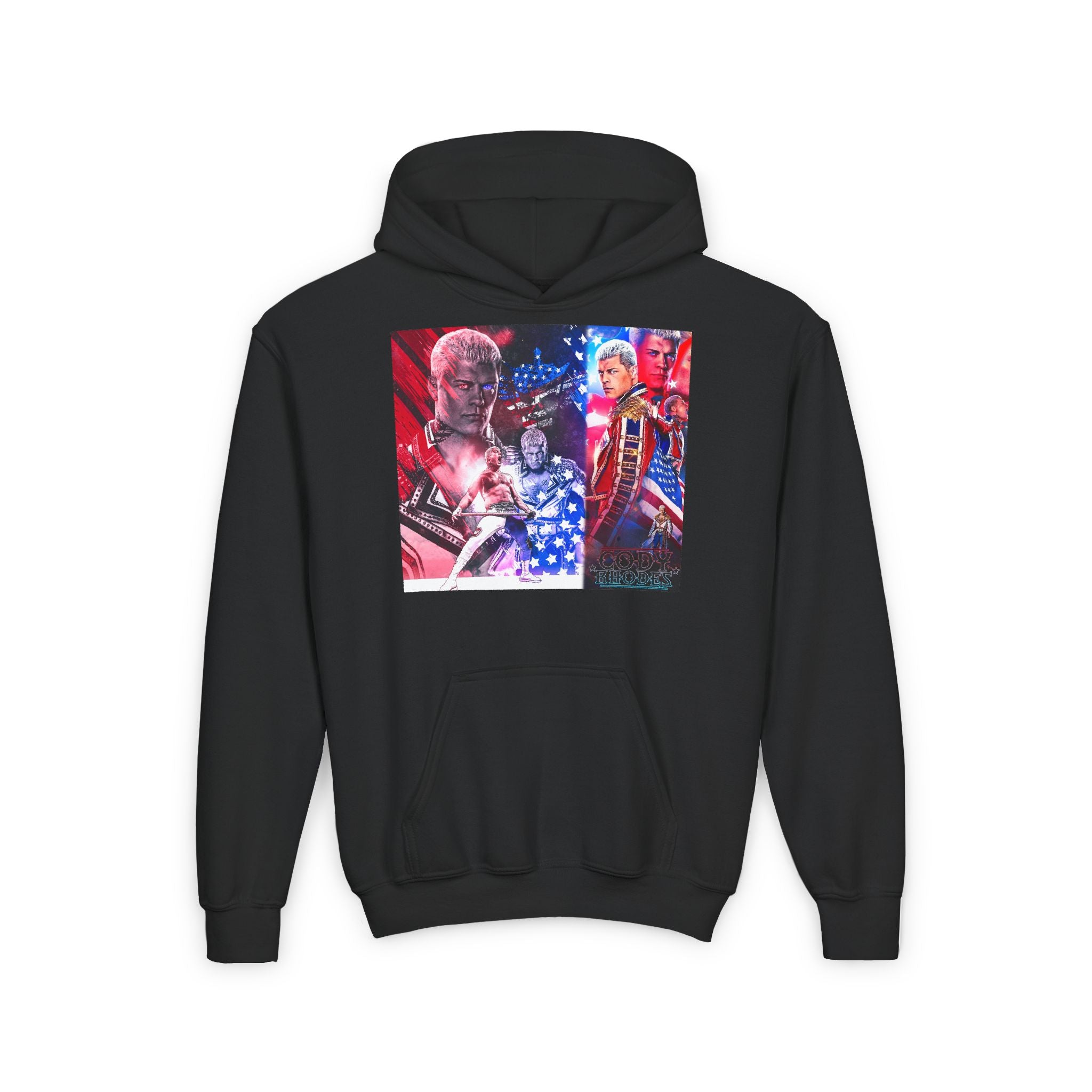 Cody Rhodes Tapered Graphip Shirt Design, Sports Fan Kids Hoodies - Youth Heavy Blend Hooded Sweatshirt, Unisex Wrestling Fan Hoodies, Gift for Her-Him, Casual Outwear