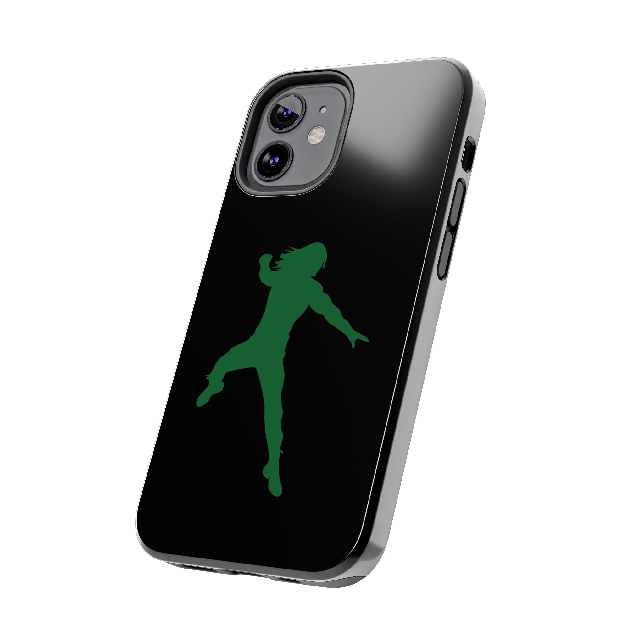 Roman Reigns Jump Green Graphic Design, iPhone and Samsung Case Cool Graphic Sports Fan Phone Case