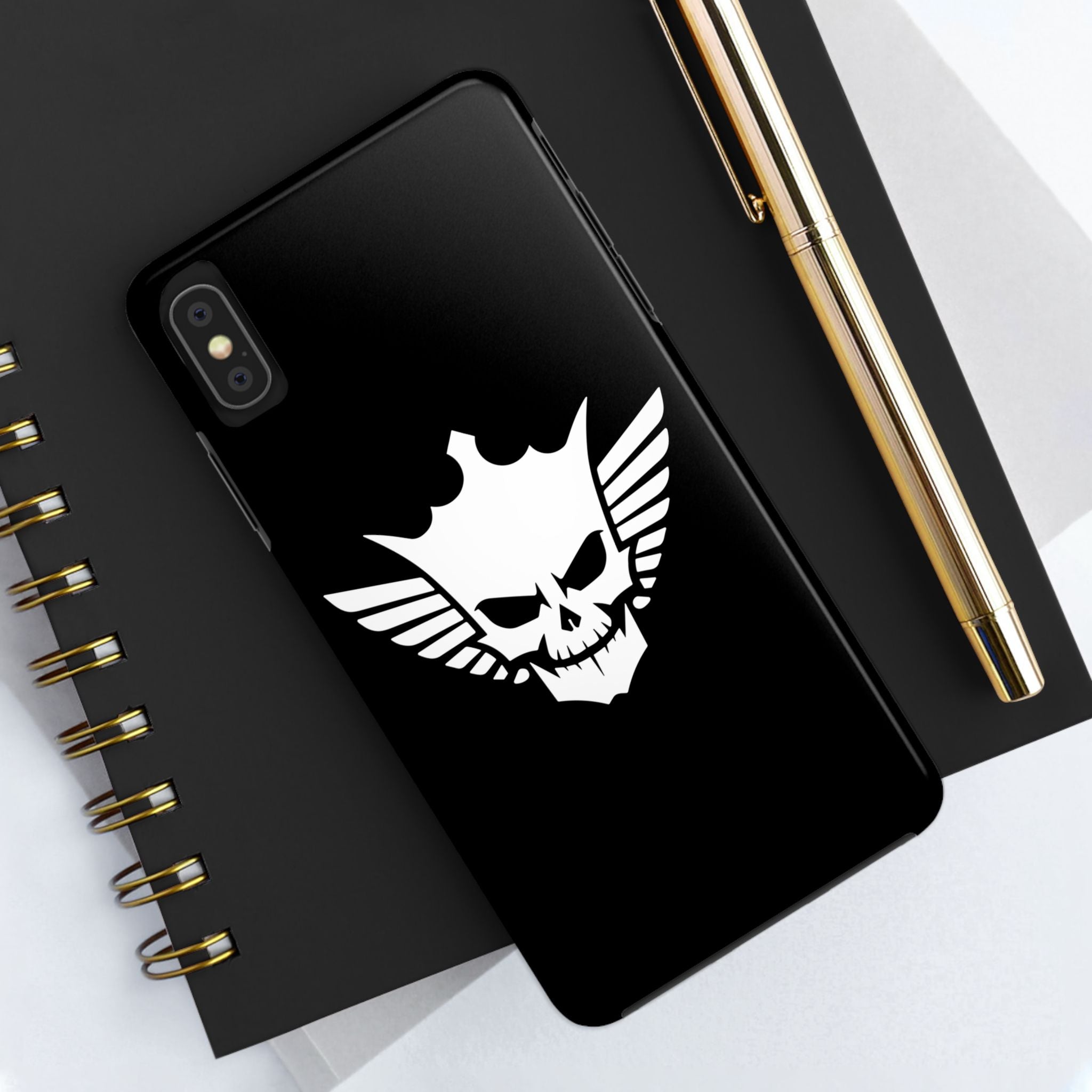 Cody Rhodes White Skull Design, iPhone and Samsung Case Cool Graphic Sports Fan Phone Case