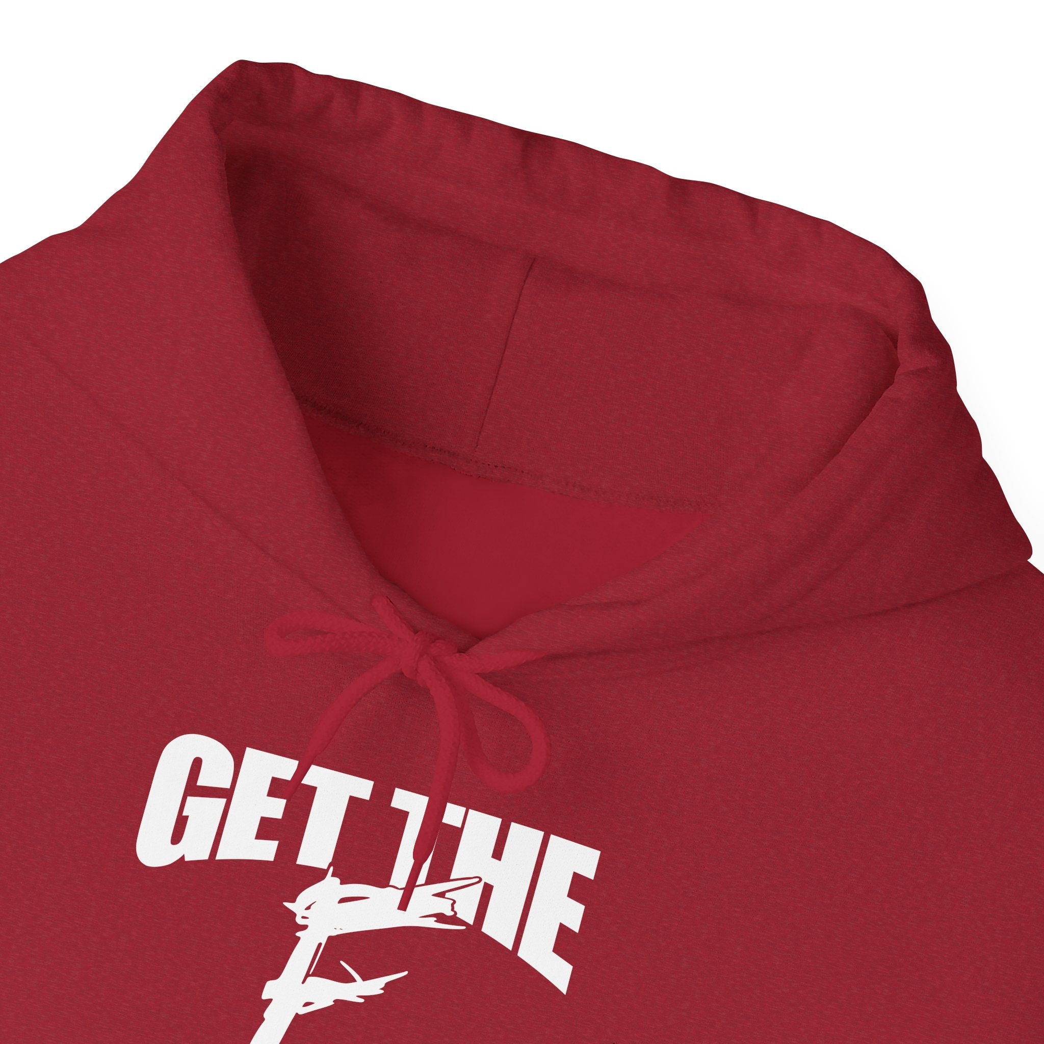 " Get The " F " Out Hoodies, Gift for Her - Gift for Him, Sports Fan Wrestling Unisex Hooded Sweatshirt, Casual Outwear