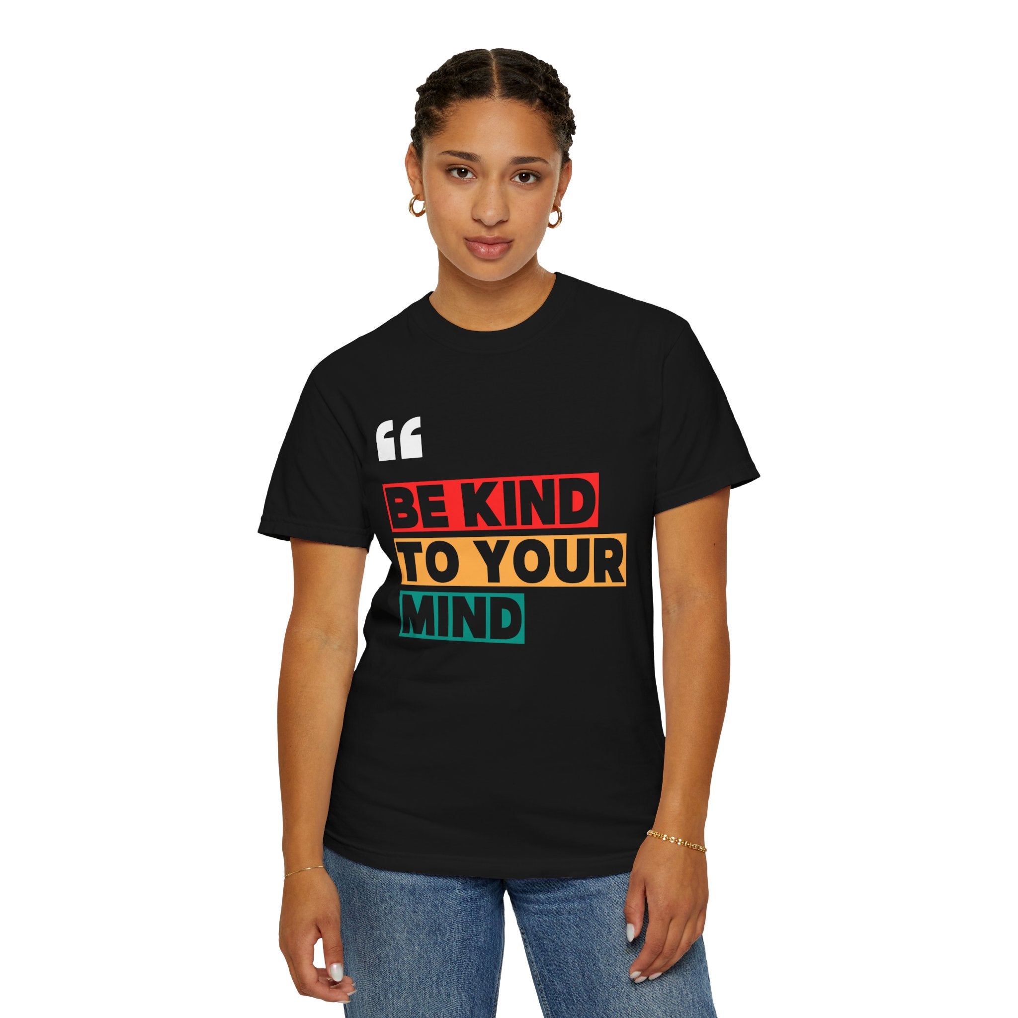 Be Kind to Your Mind, Graphic Design Unisex T-shirt, Casual Cotton Outwear, Gift for Him- Gift for Her, Stylish Tee, Cool Shirt, Trendy Apparel, Comfortable Top,