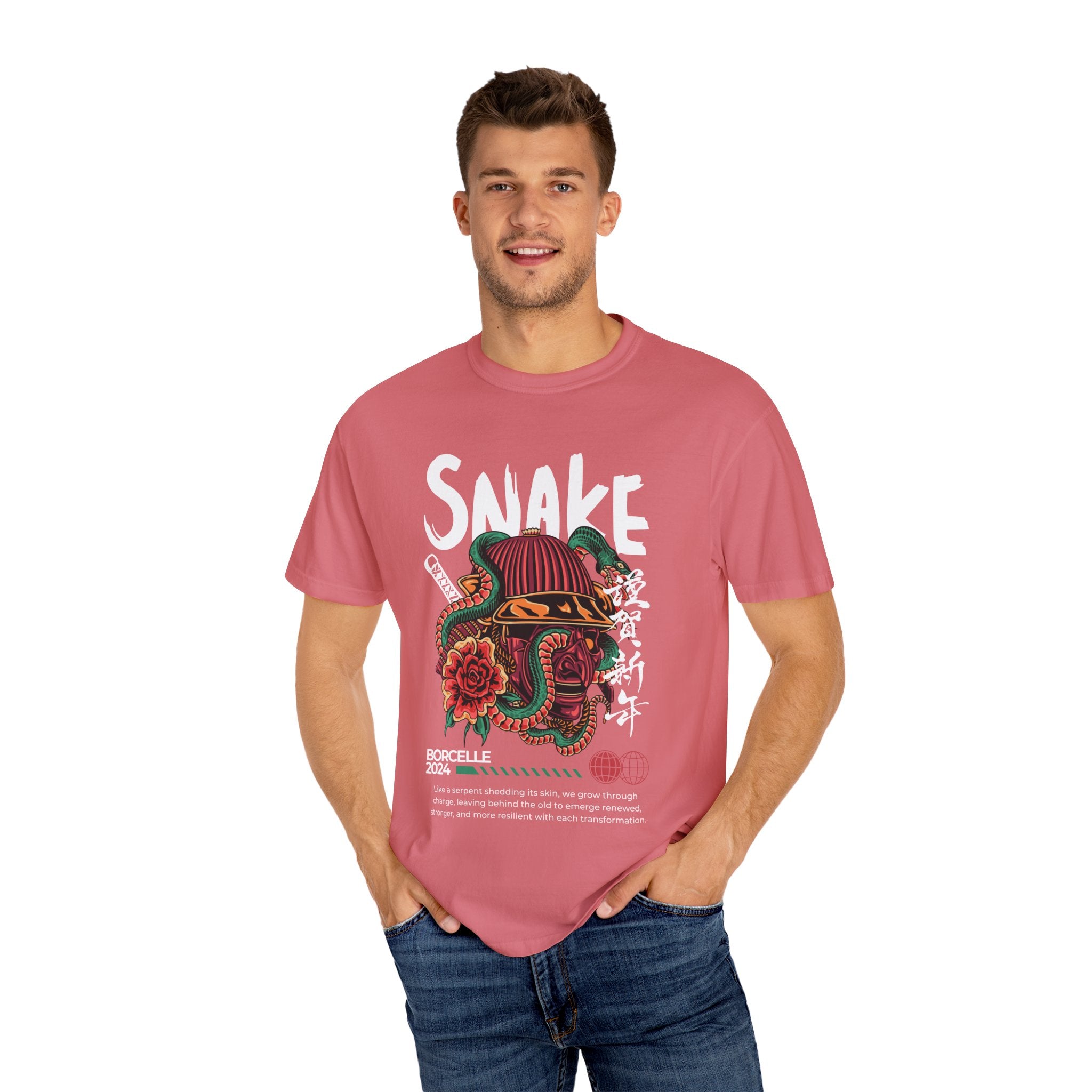 Snake, Graphic Design Unisex T-shirt, Casual Cotton Outwear, Gift for Him- Gift for Her, Stylish Tee, Cool Shirt, Trendy Apparel, Comfortable Top,