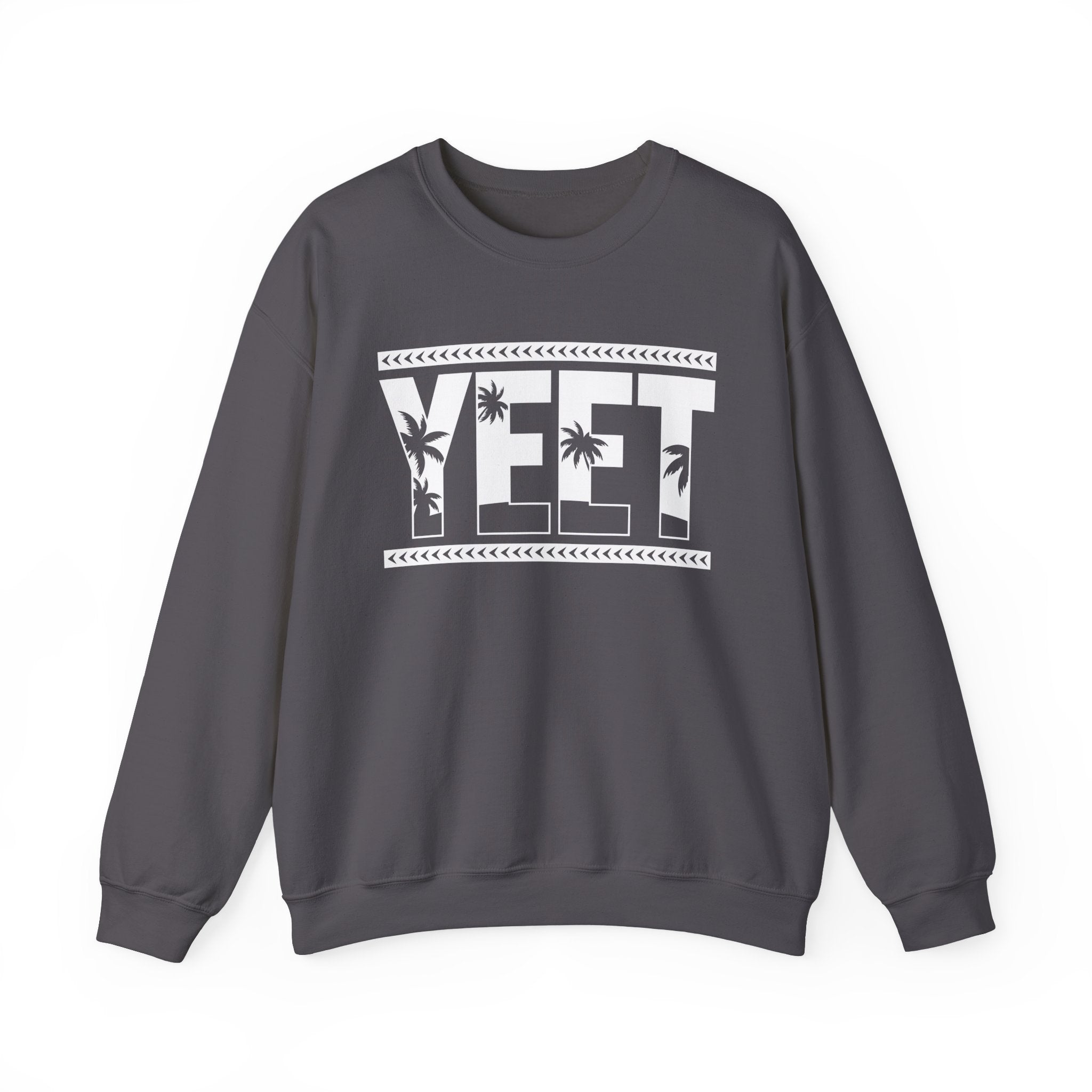 White Yeet Sweatshirt, Wrestling Fan Unisex Sweatshirt - Gift for Him or Her, Casual Outwear, Heavy Blend Crewneck Sweatshirt