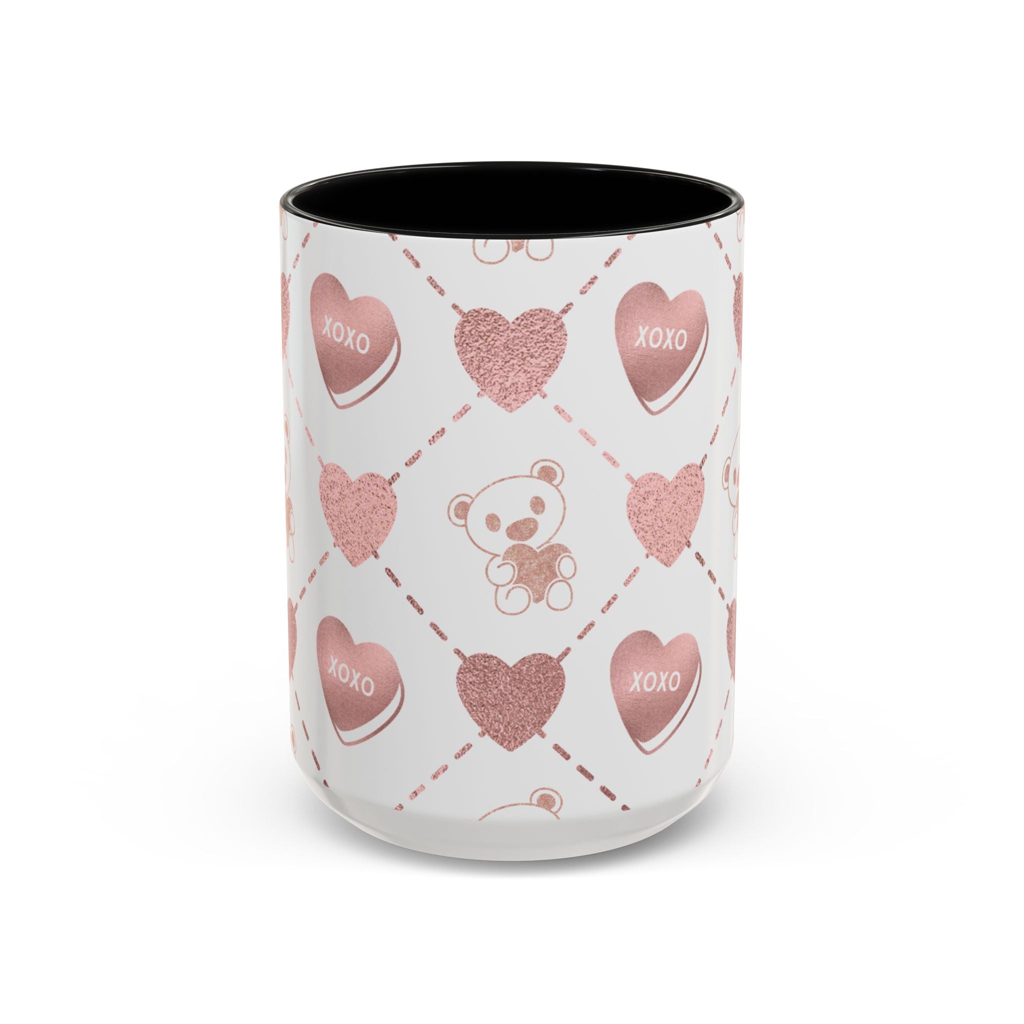 Pink Valentine's Design,  Holiday Drinkware, Valentines, Christmas Birthday Gifts for Couples, Her Boyfriend Girlfriend, Coffee Mug for Valentines Day,