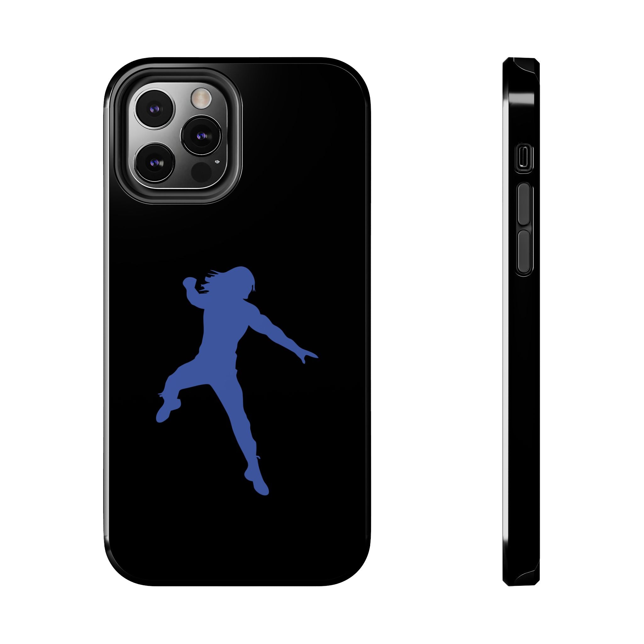 Roman Reigns Jump Blue Graphic Design, iPhone and Samsung Case Cool Graphic Sports Fan Phone Case