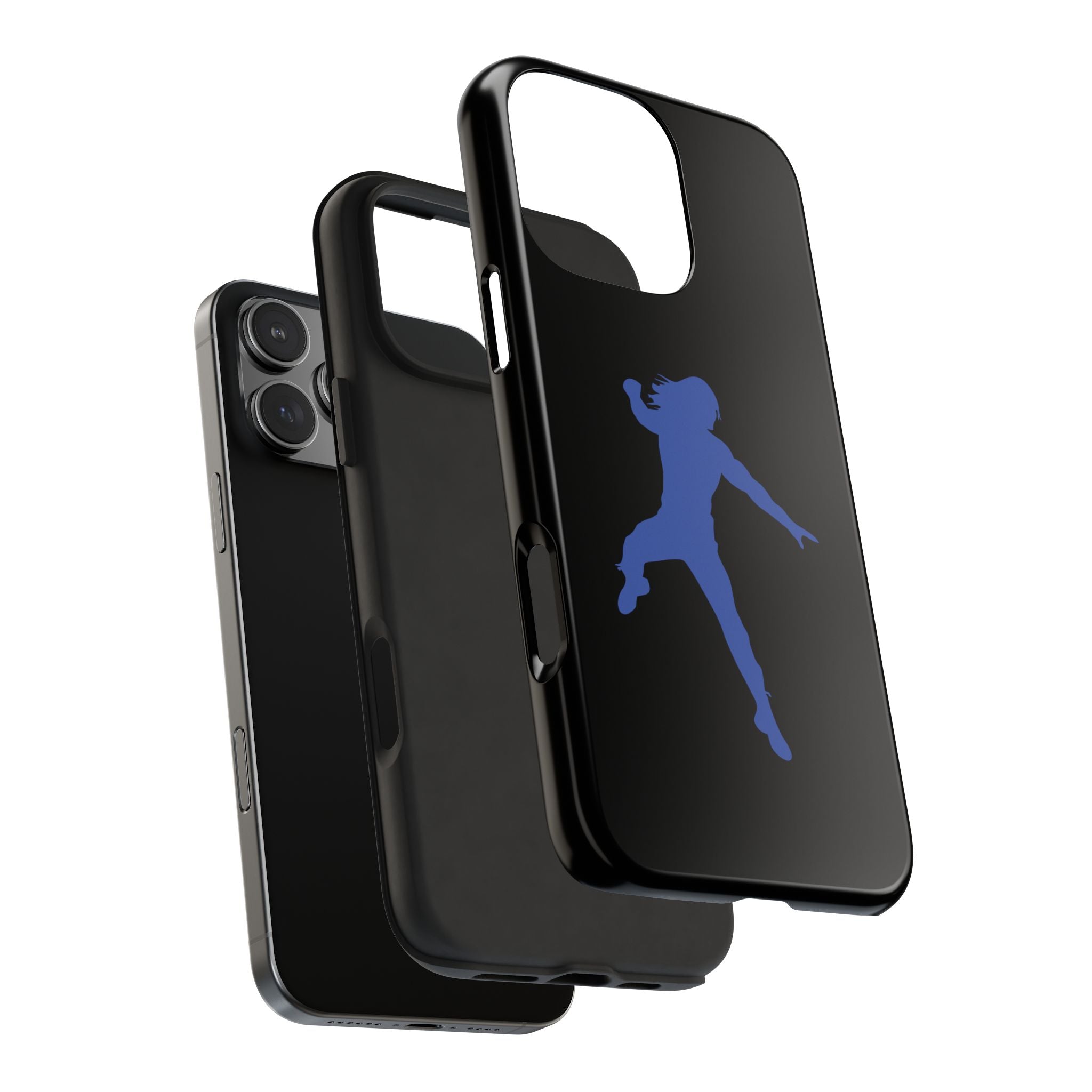 Roman Reigns Jump Blue Graphic Design, iPhone and Samsung Case Cool Graphic Sports Fan Phone Case