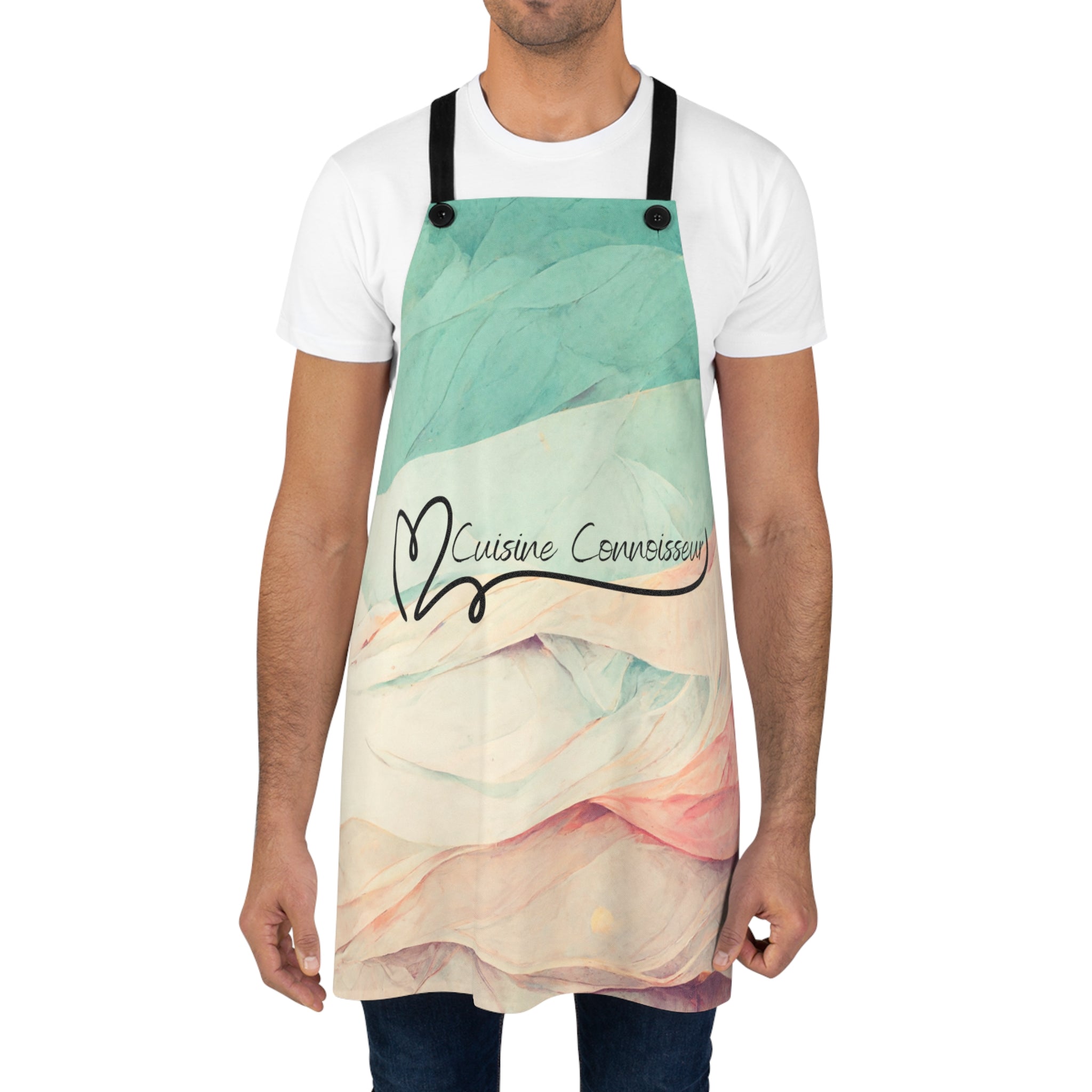 Cuisine Connoisseur Pastel Colors, Unisex Apron, Apron for Her, Apron for Him, Food Lover, Kitchen Accessories