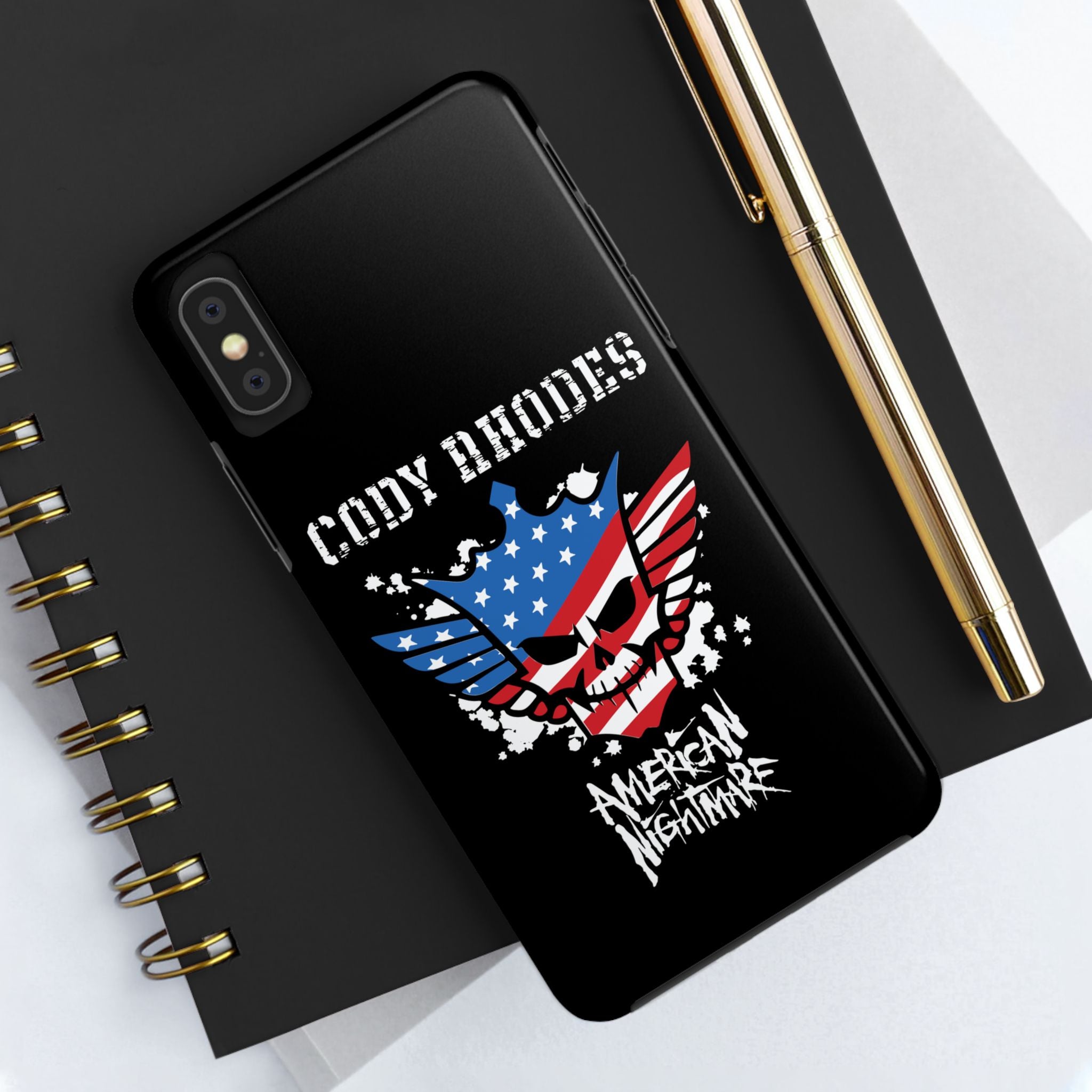 Cody Rhodes, American Nightmare, iPhone and Samsung Case Cool Graphic Sports Fan Phone Case