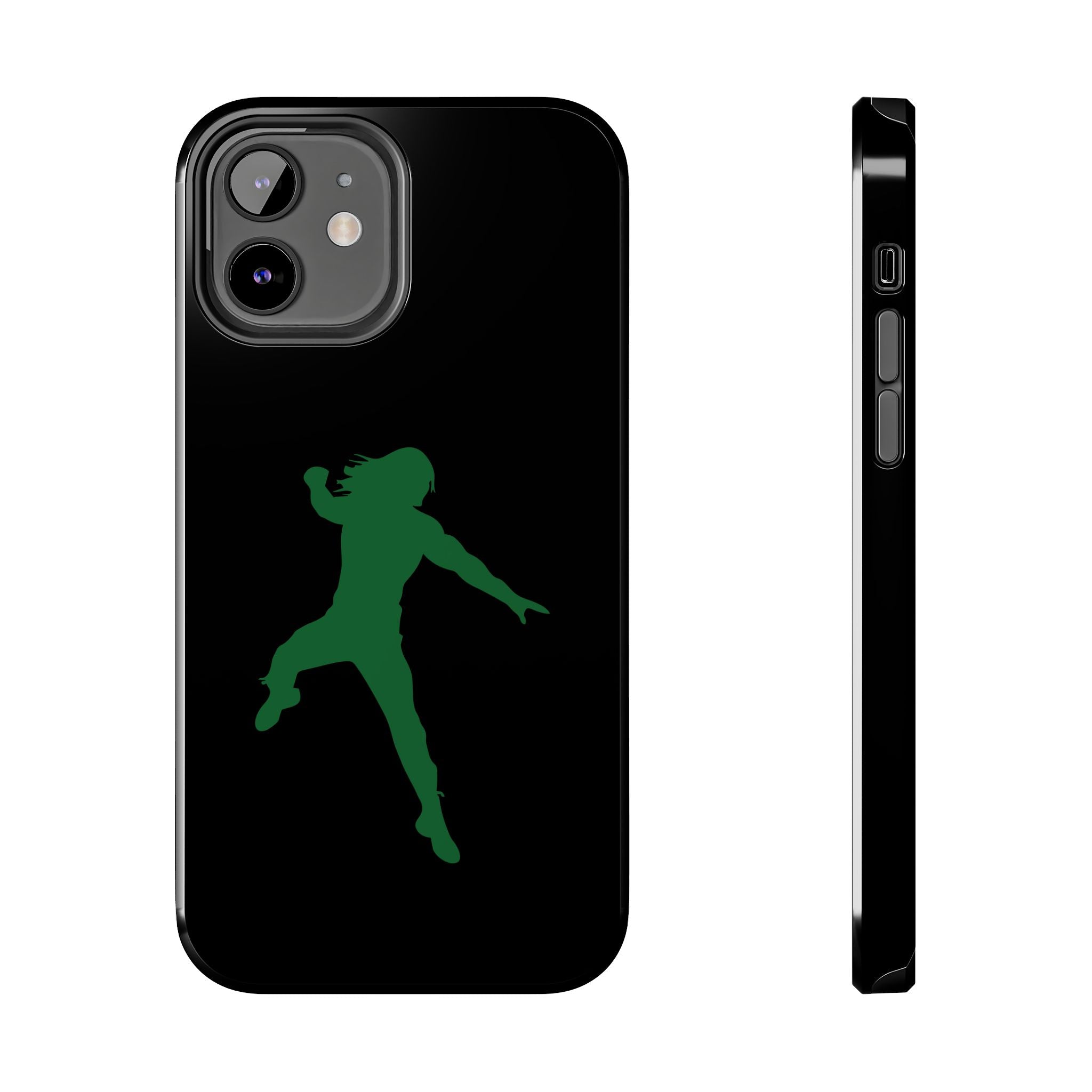 Roman Reigns Jump Green Graphic Design, iPhone and Samsung Case Cool Graphic Sports Fan Phone Case