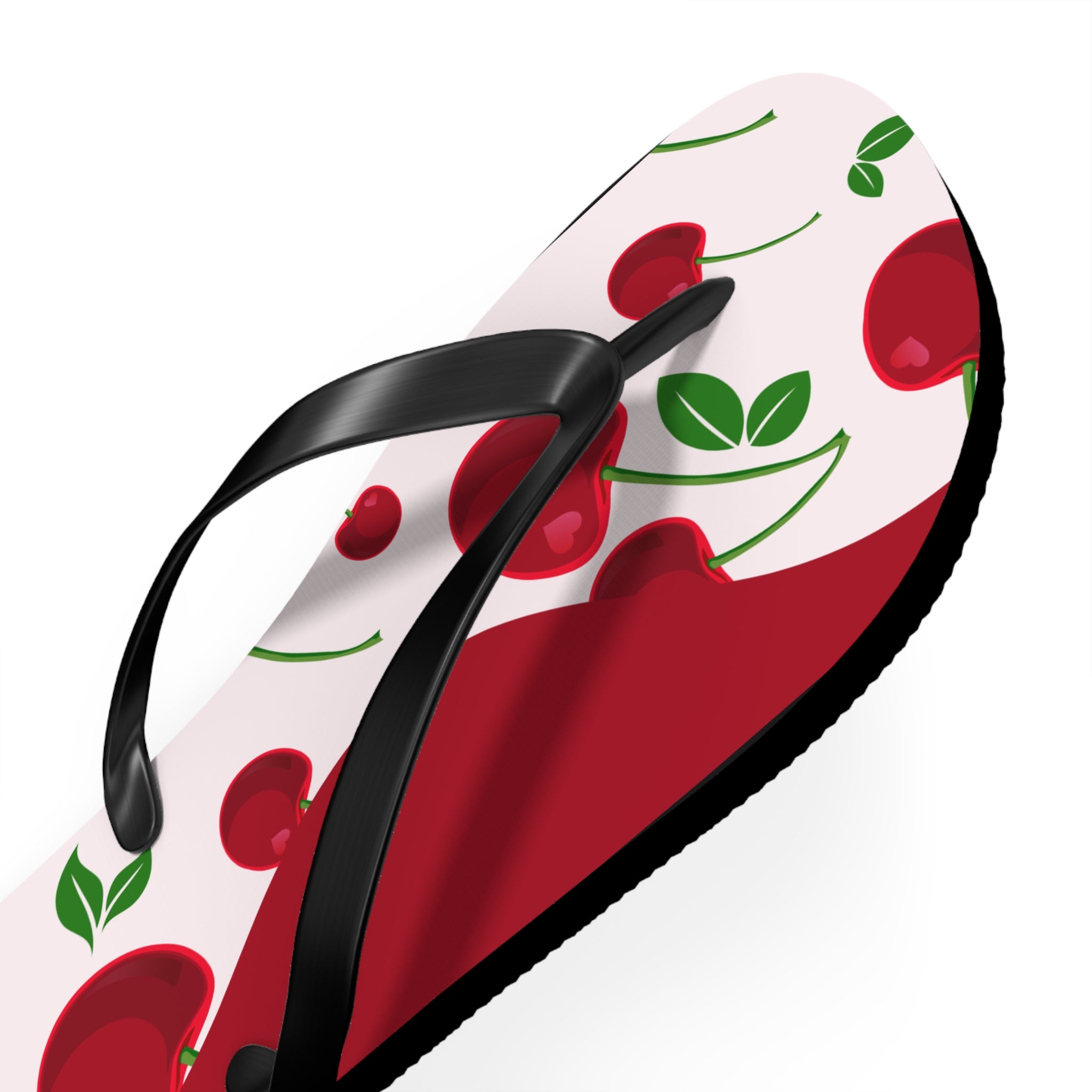 Red Cherries, Flip Flops for Women, Cute Designs, Everyday Use, Indoor Sleepers