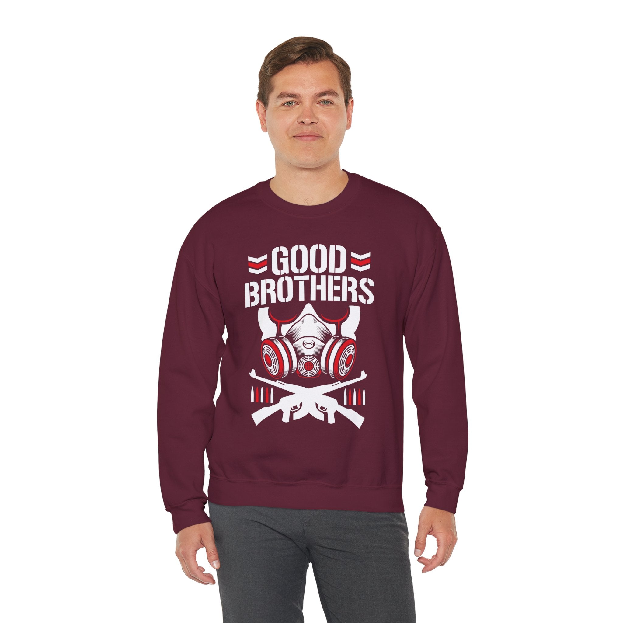 Good Brothers Sweatshirt  Design, Sports Sweatshirt, Wrestling  Fan Unisex Sweatshirt - Gift for Him or Her, Casual Outwear, Heavy Blend Crewneck Sweatshirt