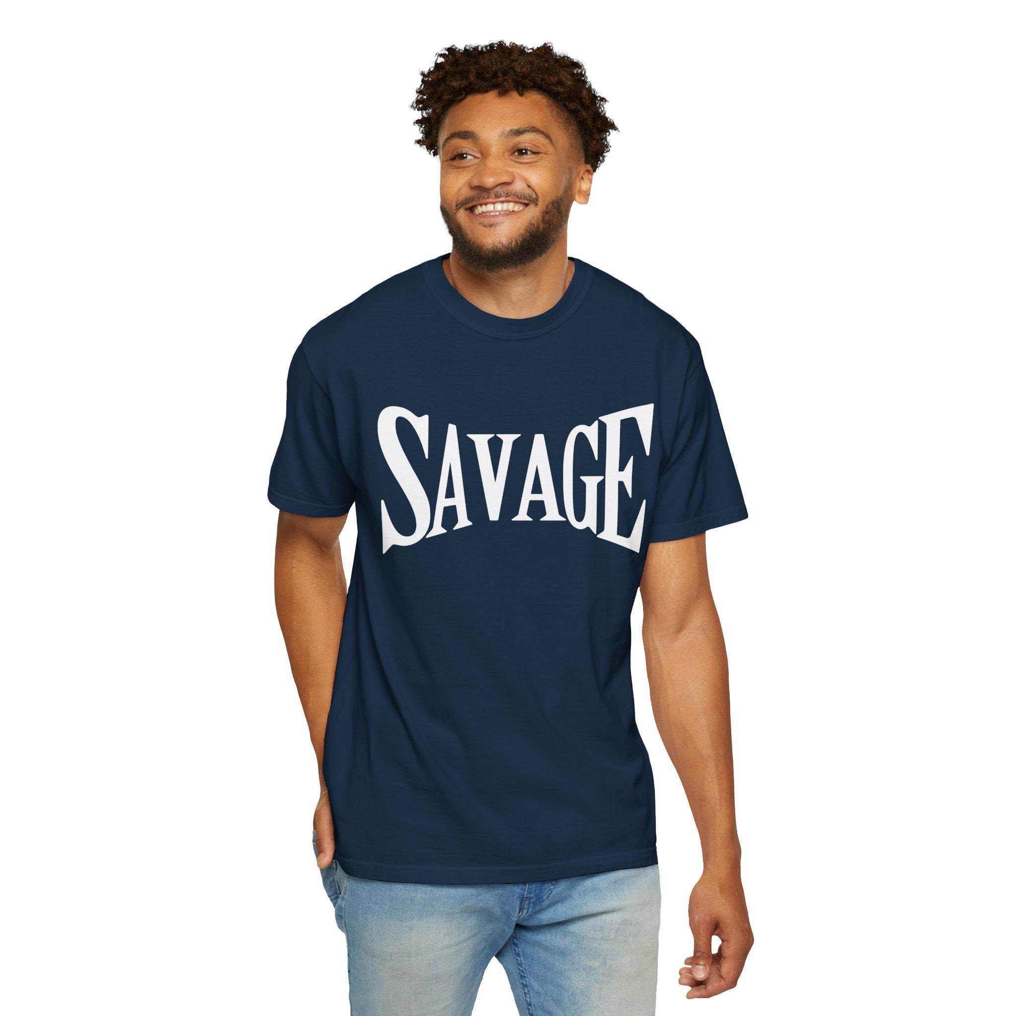 Savage, Graphic Design Unisex T-shirt, Casual Cotton Outwear, Gift for Him- Gift for Her, Stylish Tee, Cool Shirt, Trendy Apparel, Comfortable Top,