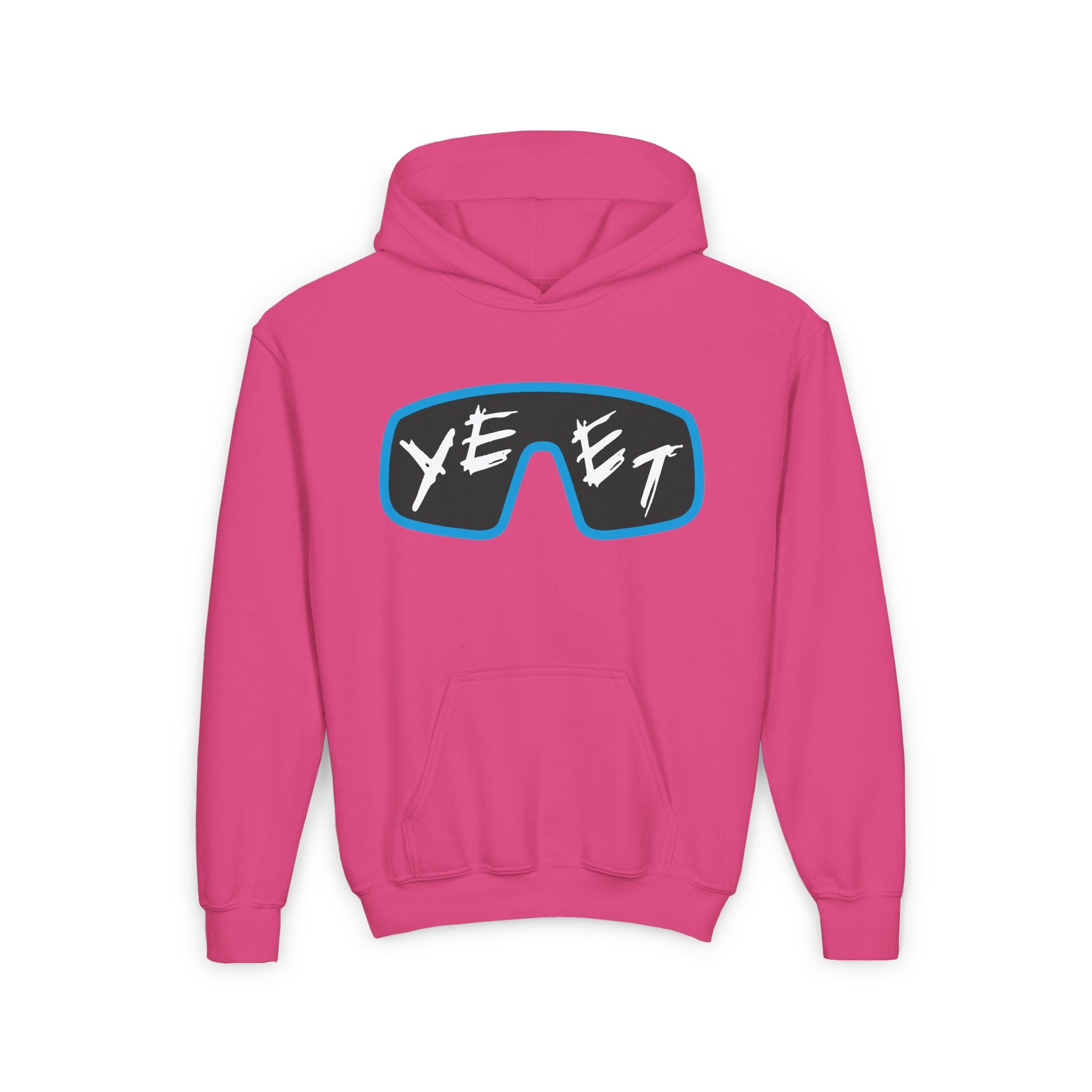 Yeet Glasses Shirt Design, Sports Fan Kids Hoodies - Youth Heavy Blend Hooded Sweatshirt, Unisex Wrestling Fan Hoodies, Gift for Her-Him, Casual Outwear