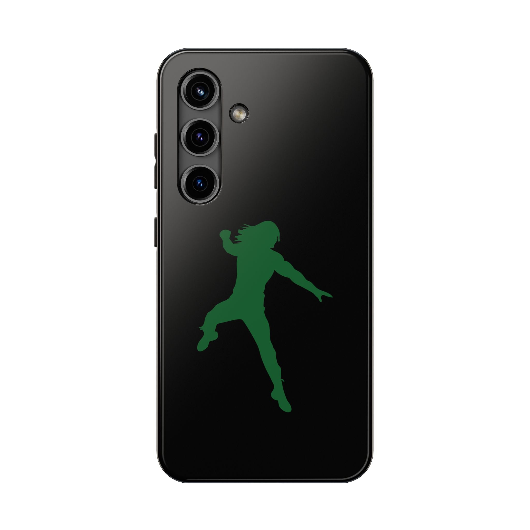 Roman Reigns Jump Green Graphic Design, iPhone and Samsung Case Cool Graphic Sports Fan Phone Case