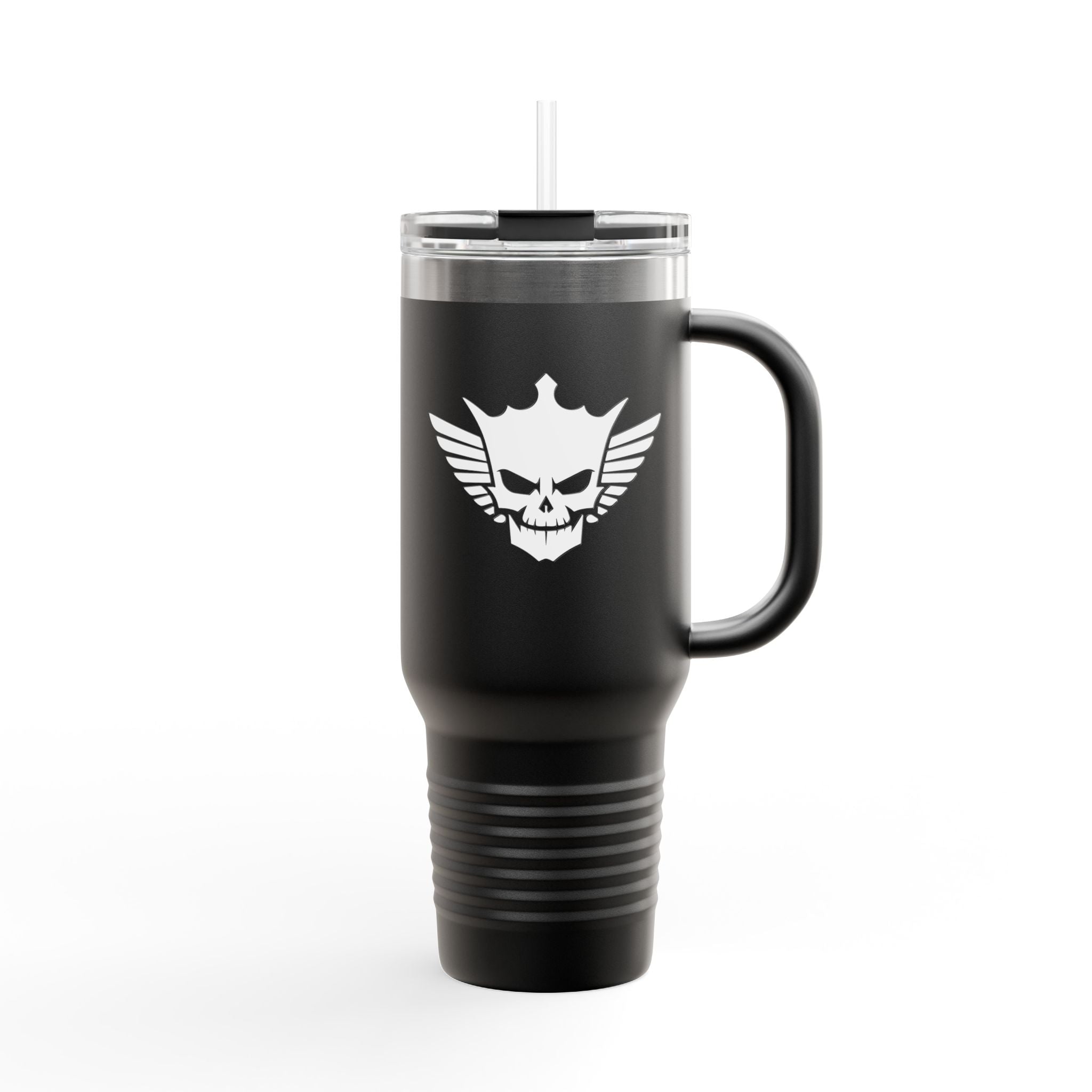 Cody Rhodes White Skull Graphic Design,  Insulated Travel Mug, Gift for Her Gift for Him - 40oz, Gift for Her, Gift for Him