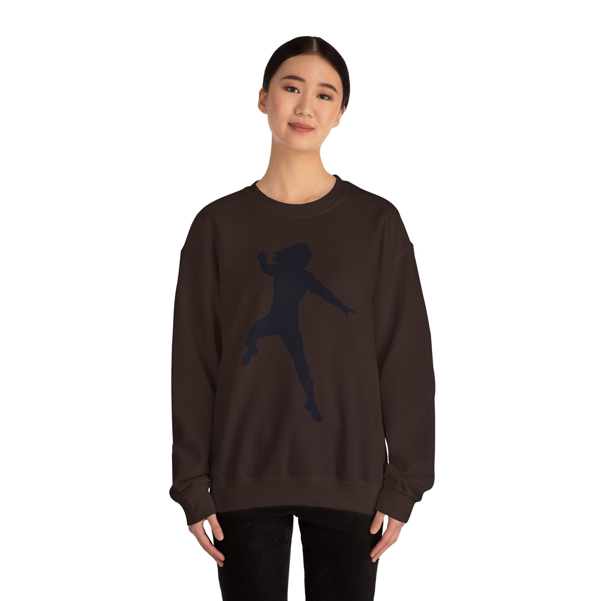 Roman Reigns Black Design, Wrestling Fan Unisex Sweatshirt - Gift for Him or Her, Casual Outwear, Graphic Design, Heavy Blend Crewneck Sweatshirt