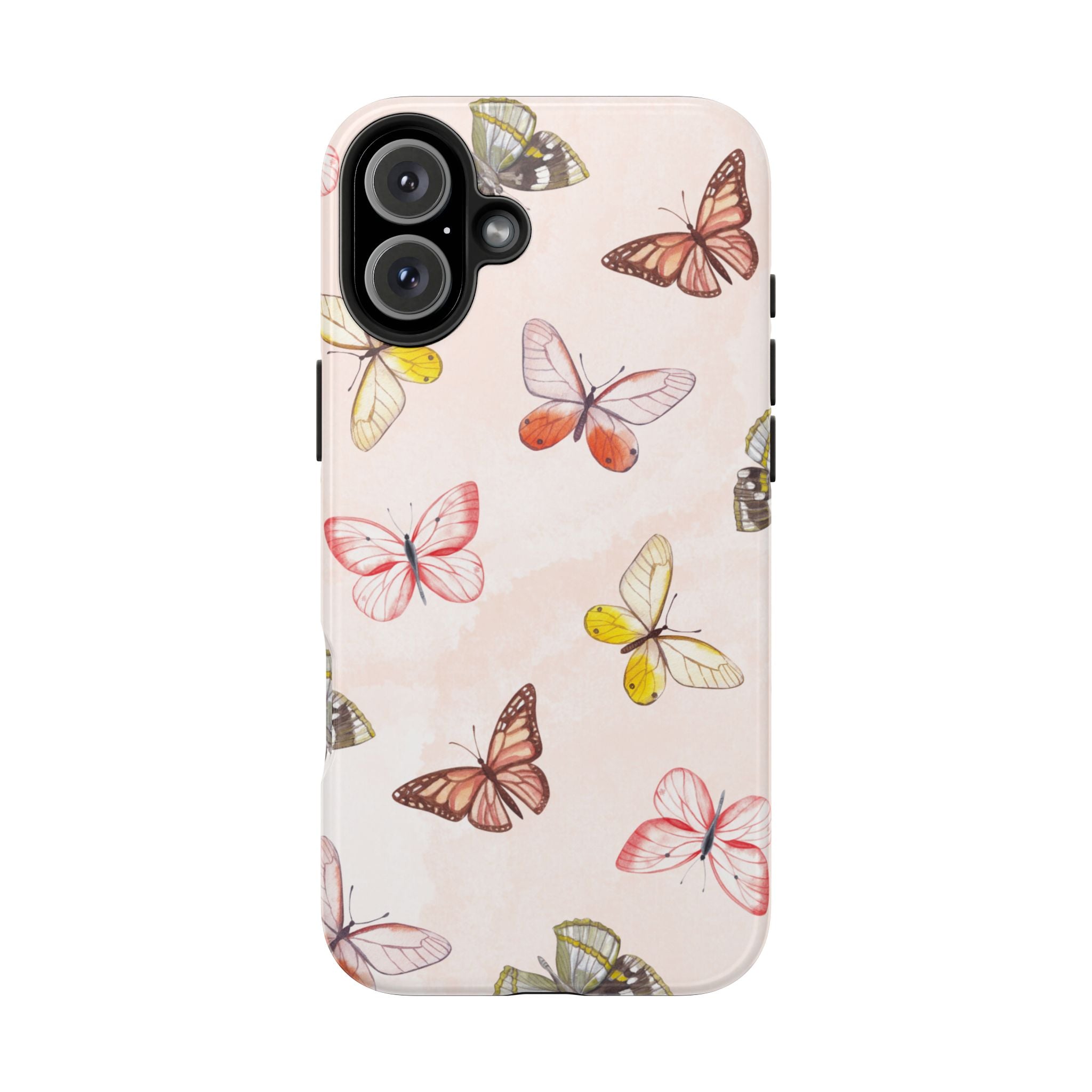 Pink Butterflies, Elegant Phone Cases, Stylish Phone Covers, Chic Phone Protectors, Fashionable Case for Her, Trendy Smartphone Accessories