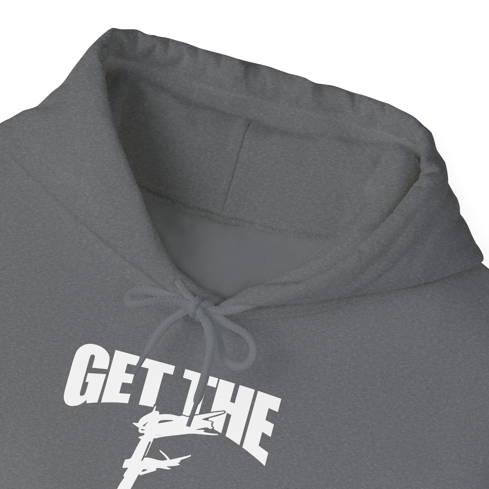 " Get The " F " Out Hoodies, Gift for Her - Gift for Him, Sports Fan Wrestling Unisex Hooded Sweatshirt, Casual Outwear