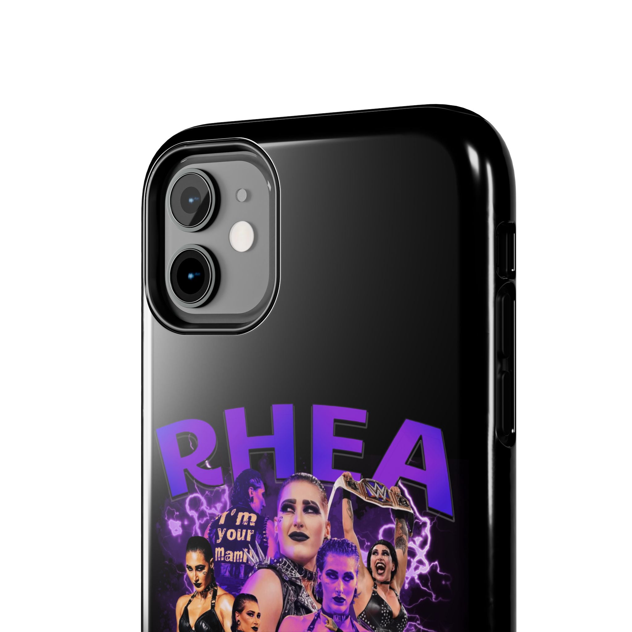 Rhea Ripley Graphic Portrait Design, iPhone and Samsung Case Cool Graphic Sports Fan Phone Case