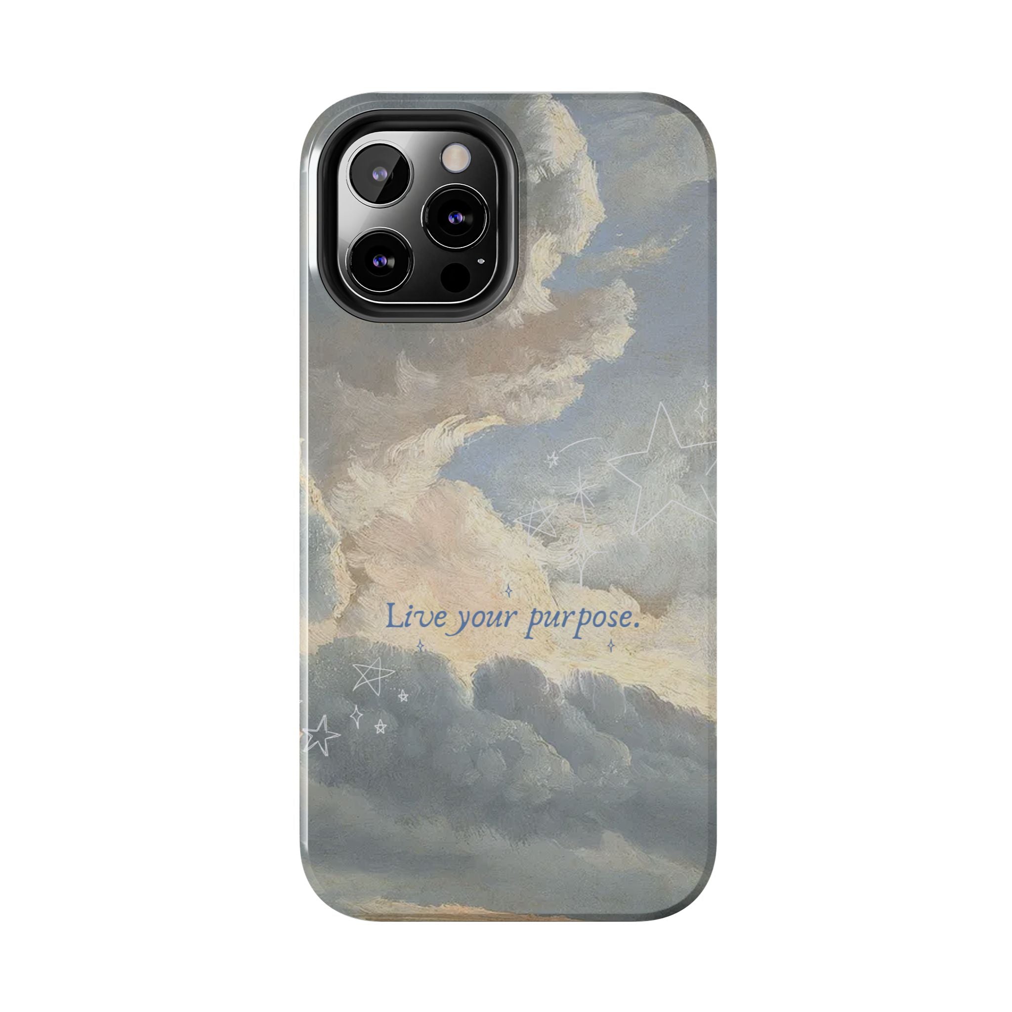 Live Your Purpose, Elegant Phone Cases, Stylish Phone Covers, Chic Phone Protectors, Fashionable Case for Her, Trendy Smartphone Accessories