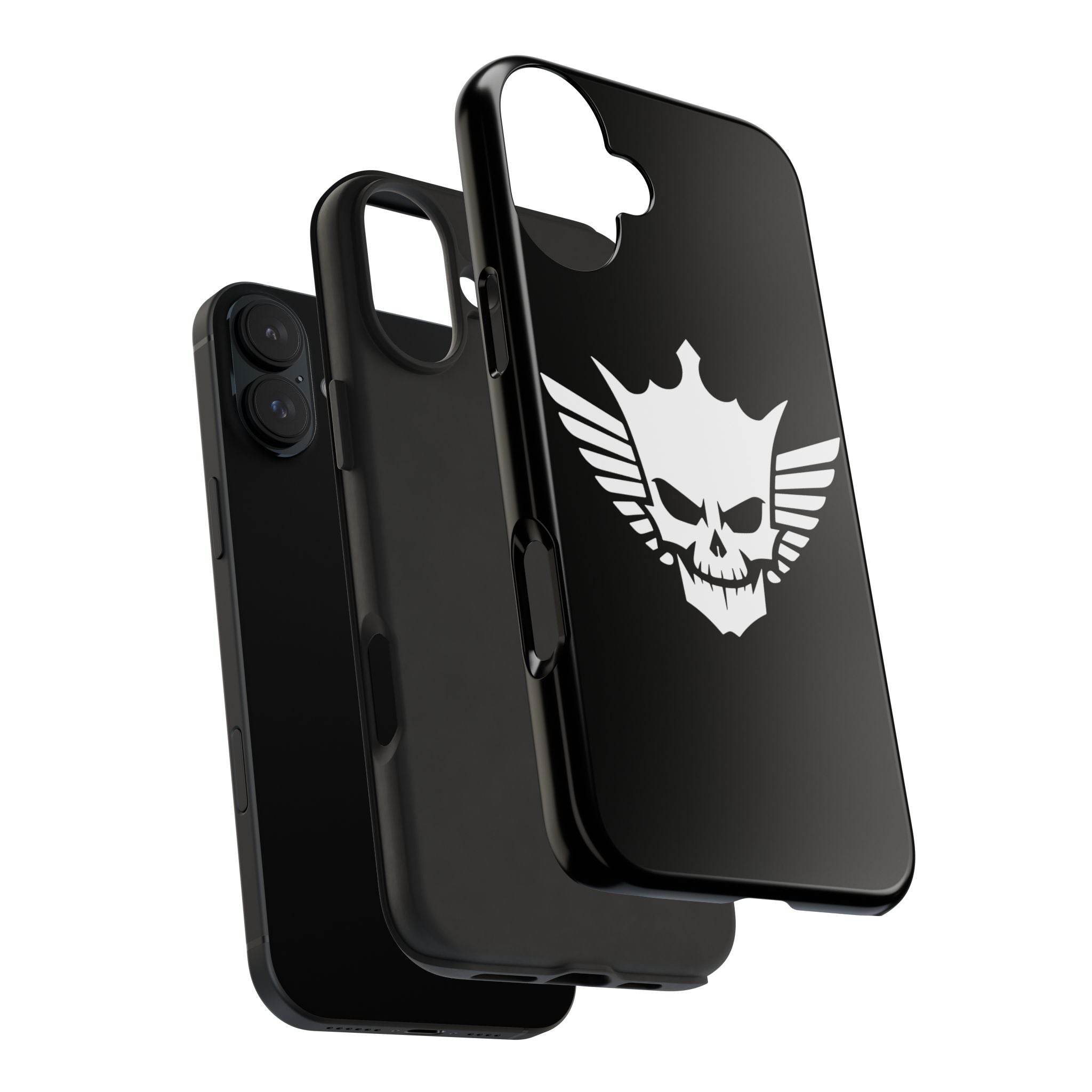 Cody Rhodes White Skull Design, iPhone and Samsung Case Cool Graphic Sports Fan Phone Case