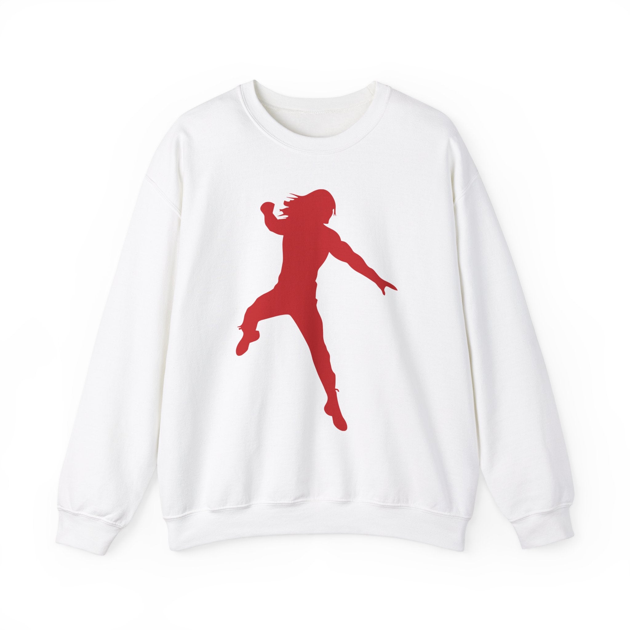 Roman Reigns Red Design, Wrestling Fan Unisex Sweatshirt - Gift for Him or Her, Casual Outwear, Graphic Design, Heavy Blend Crewneck Sweatshirt