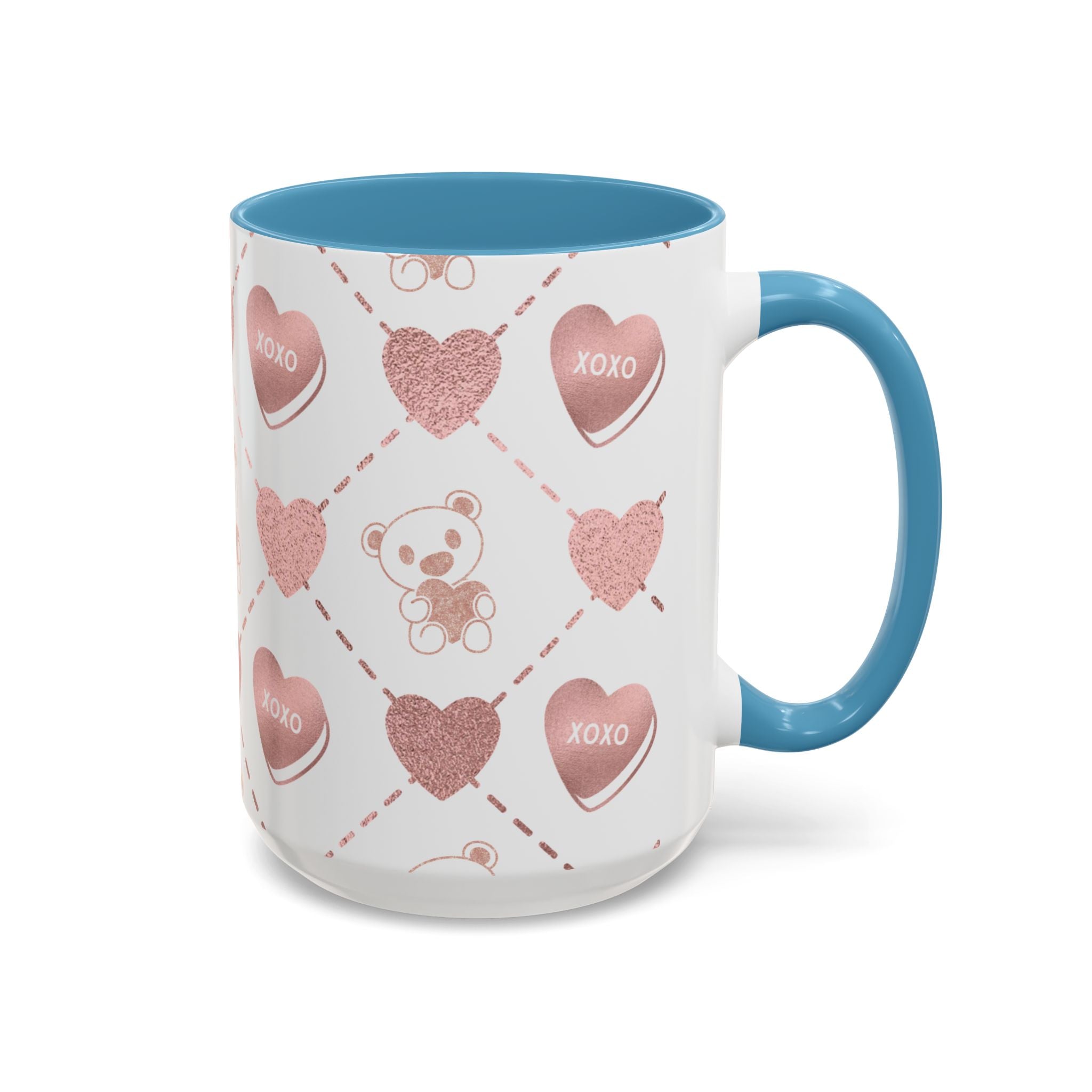 Pink Valentine's Design,  Holiday Drinkware, Valentines, Christmas Birthday Gifts for Couples, Her Boyfriend Girlfriend, Coffee Mug for Valentines Day,