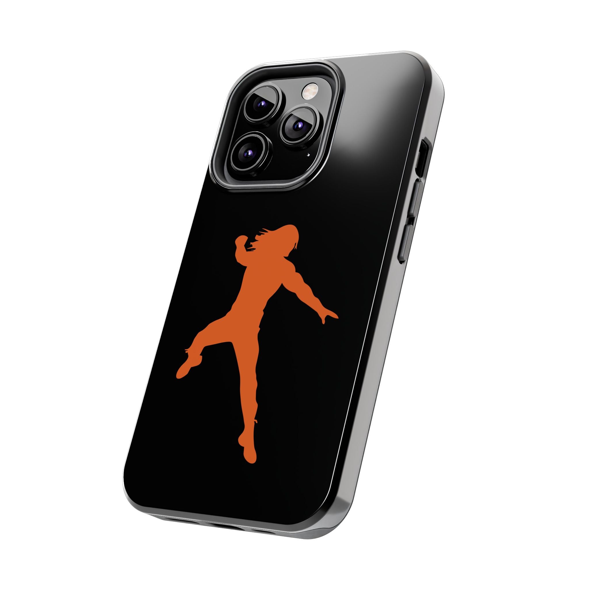 Roman Reigns Jump Orange Graphic Design, iPhone and Samsung Case Cool Graphic Sports Fan Phone Case