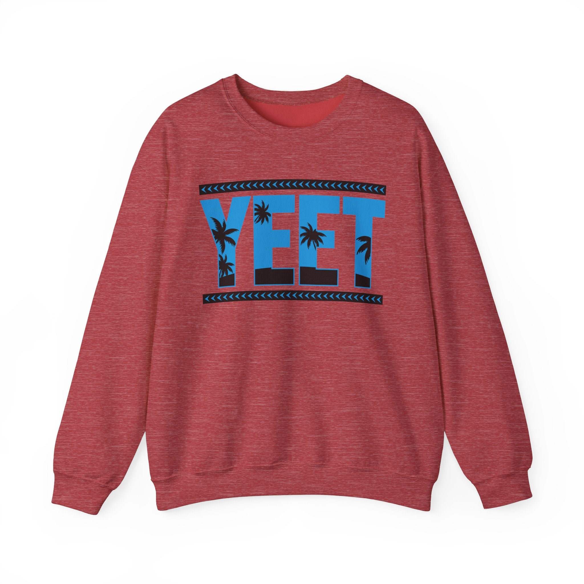 Blue Black Yeet Sweatshirt, Wrestling Fan Unisex Sweatshirt - Gift for Him or Her, Casual Outwear, Heavy Blend Crewneck Sweatshirt