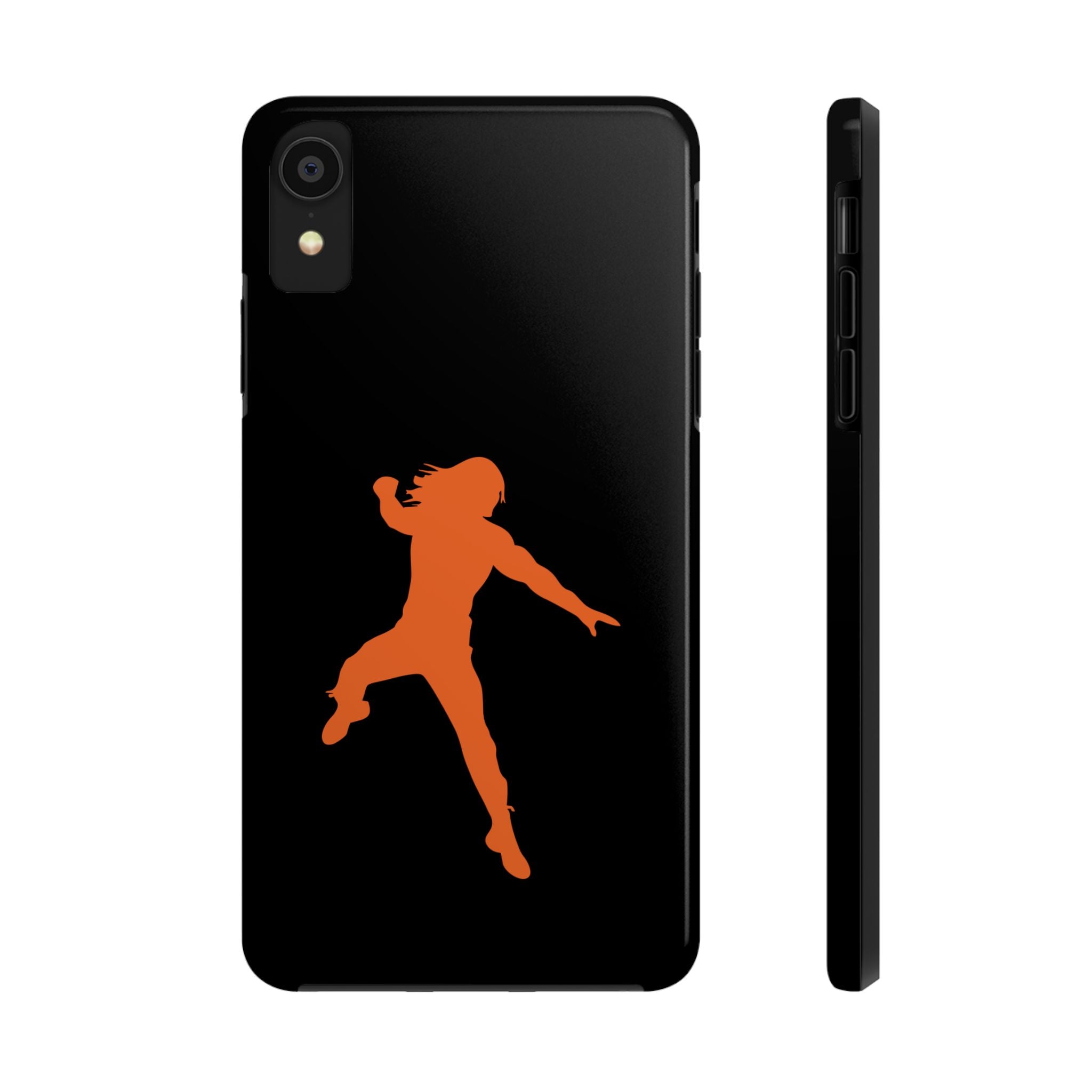 Roman Reigns Jump Orange Graphic Design, iPhone and Samsung Case Cool Graphic Sports Fan Phone Case