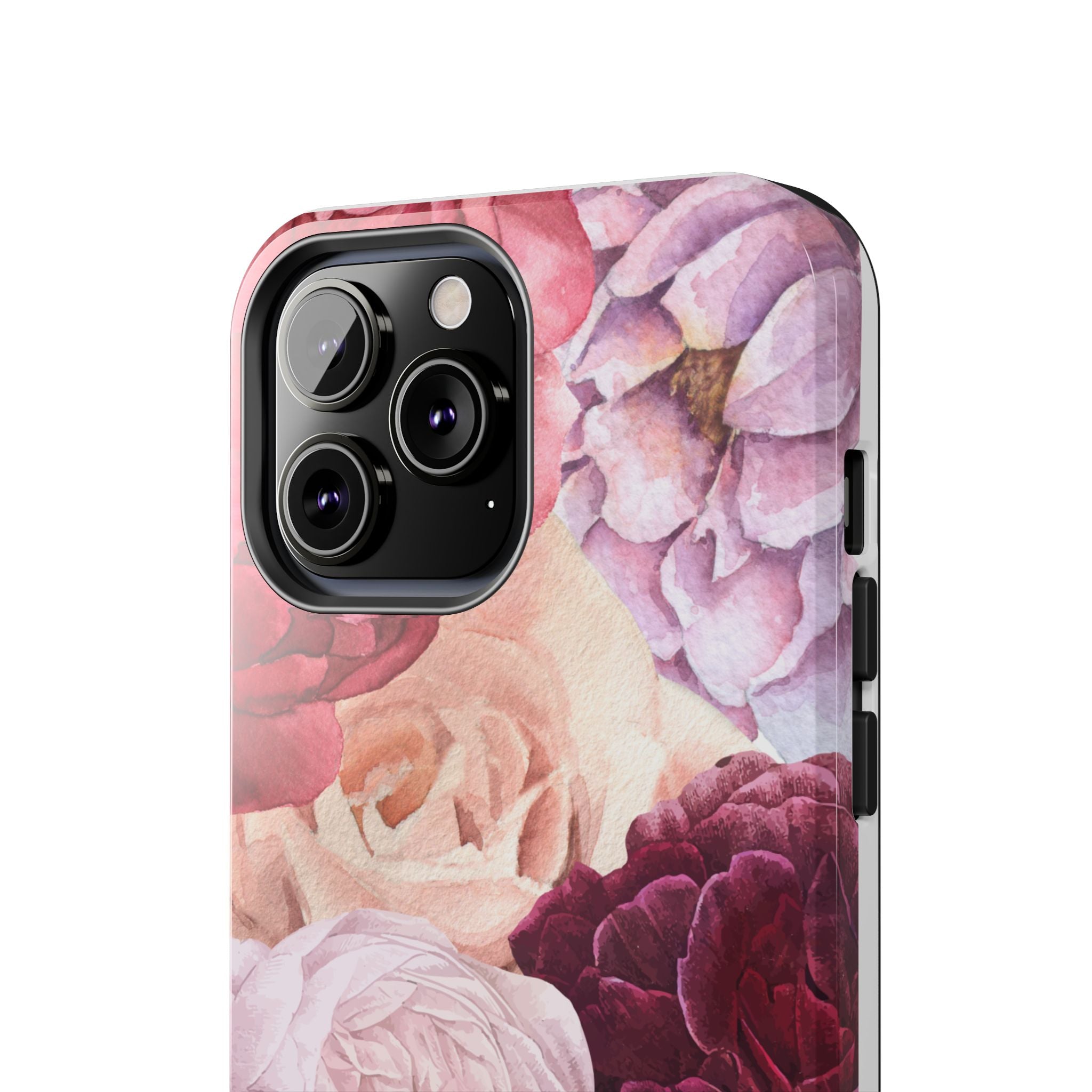 Pink Purple Watercolor Flower, Elegant Phone Cases, Stylish Phone Covers, Chic Phone Protectors, Fashionable Case for Her, Trendy Smartphone Accessories