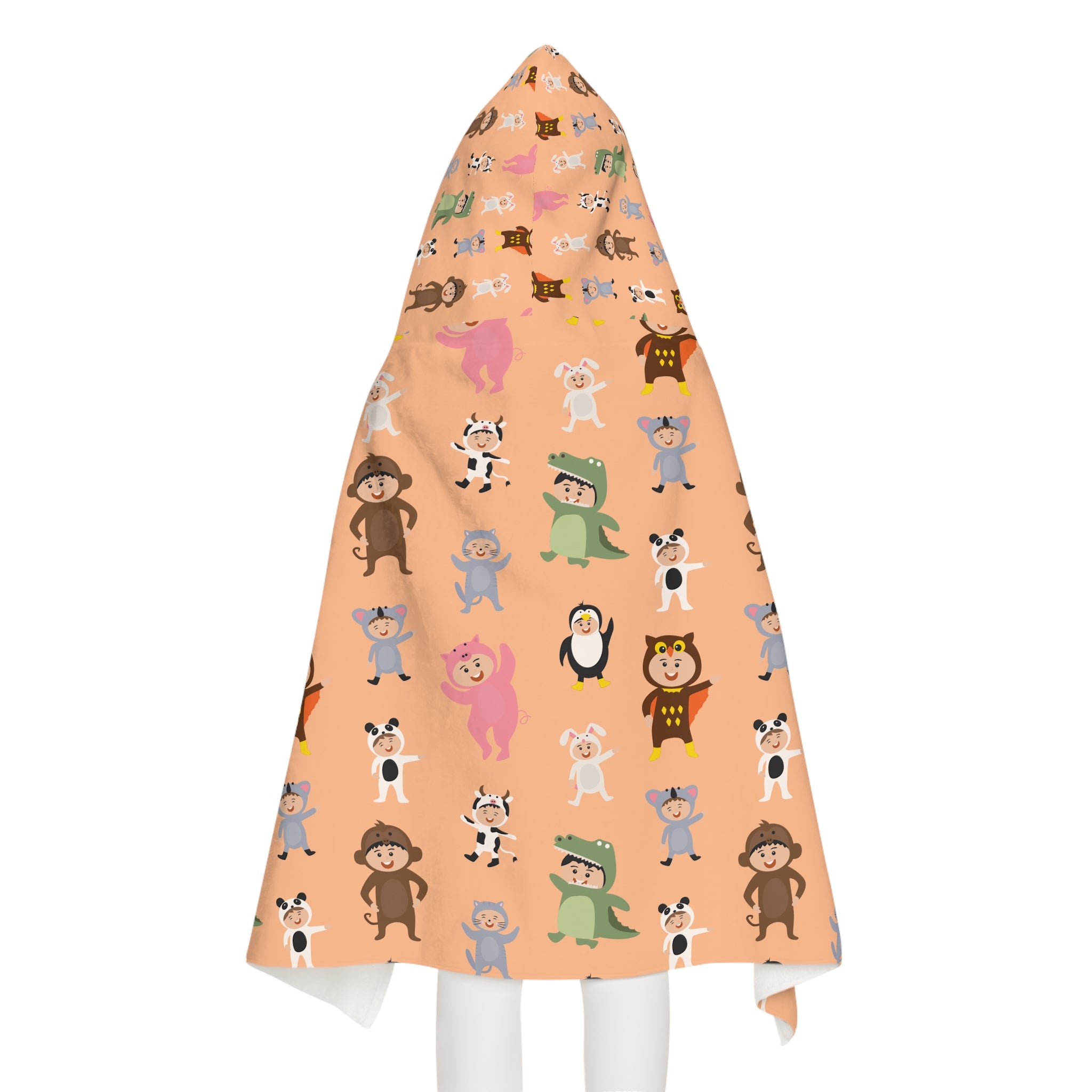 Animal Costume Design Hooded Towel, Cute Designs - Youth Hooded Towel